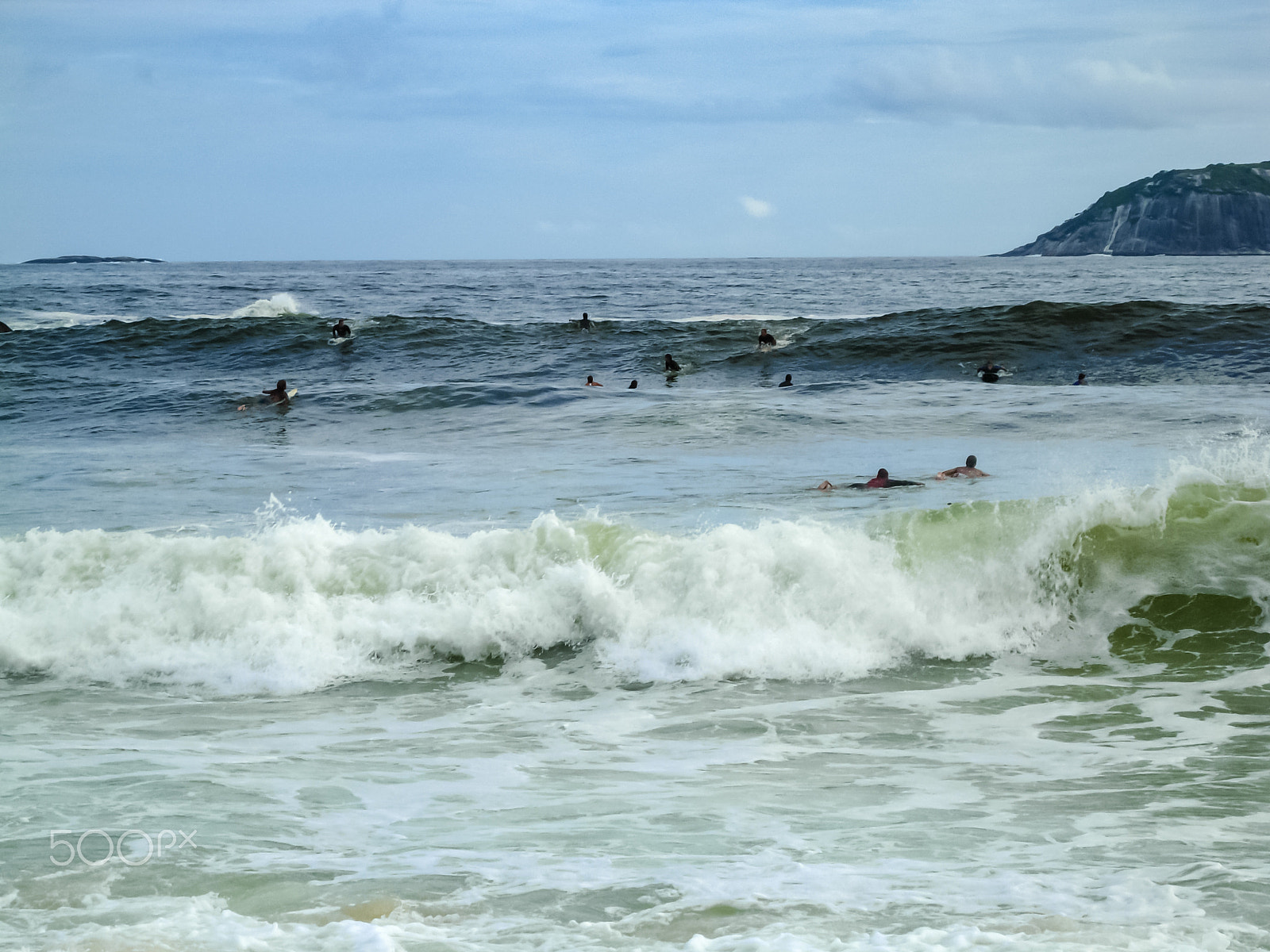 Nikon COOLPIX P3 sample photo. Brazilian famous ipanema beach in beautiful  tropical rio de janeiro  photography