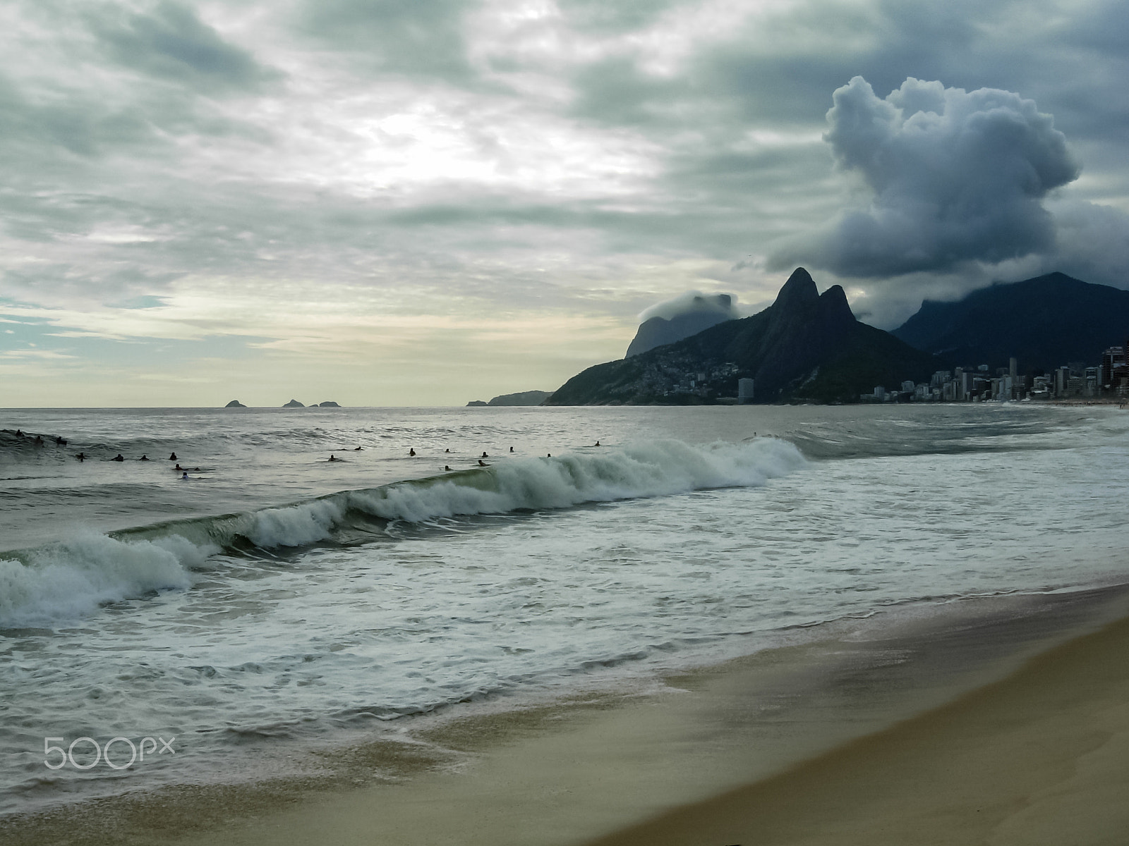 Nikon COOLPIX P3 sample photo. Brazilian famous ipanema beach in beautiful  tropical rio de janeiro  photography