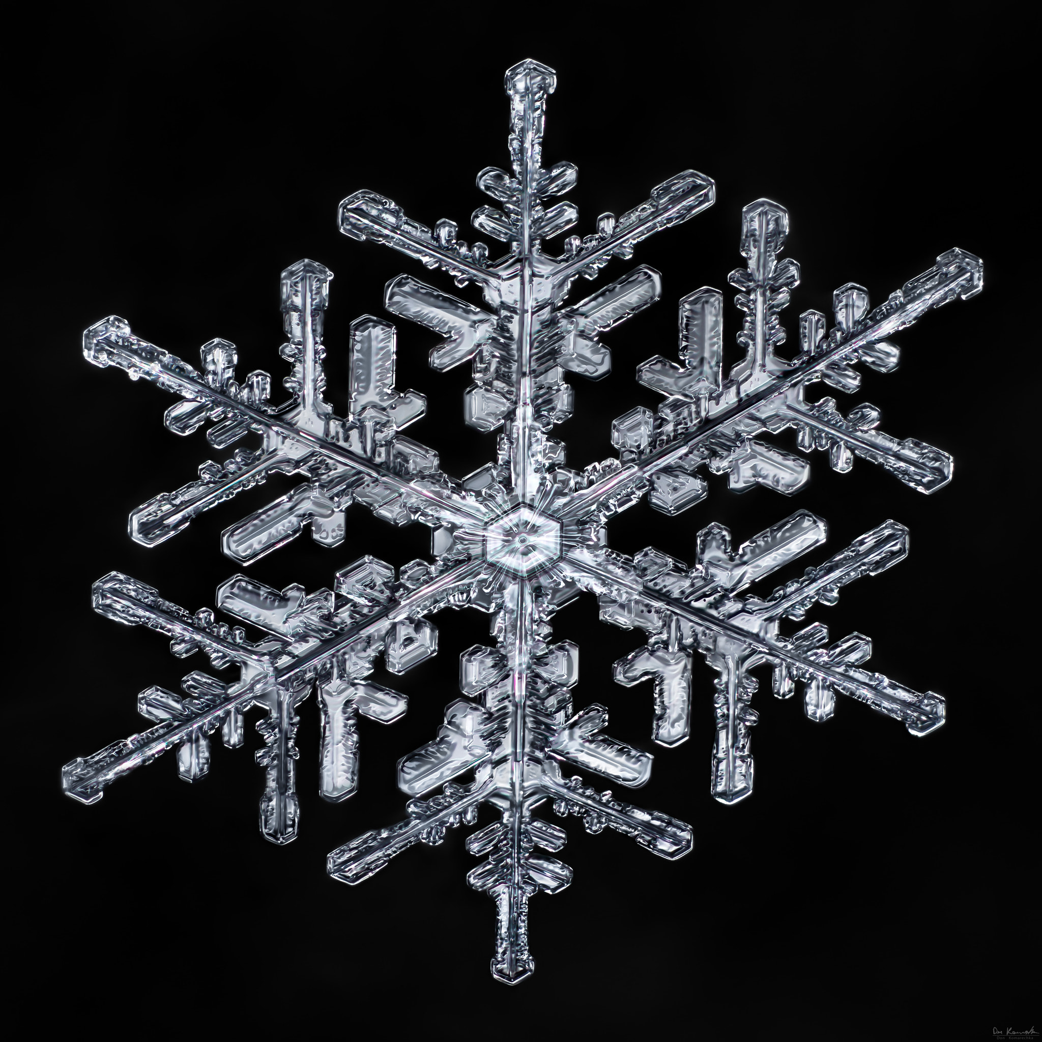 Canon MP-E 65mm F2.5 1-5x Macro Photo sample photo. Snowflake-a-day #58 photography