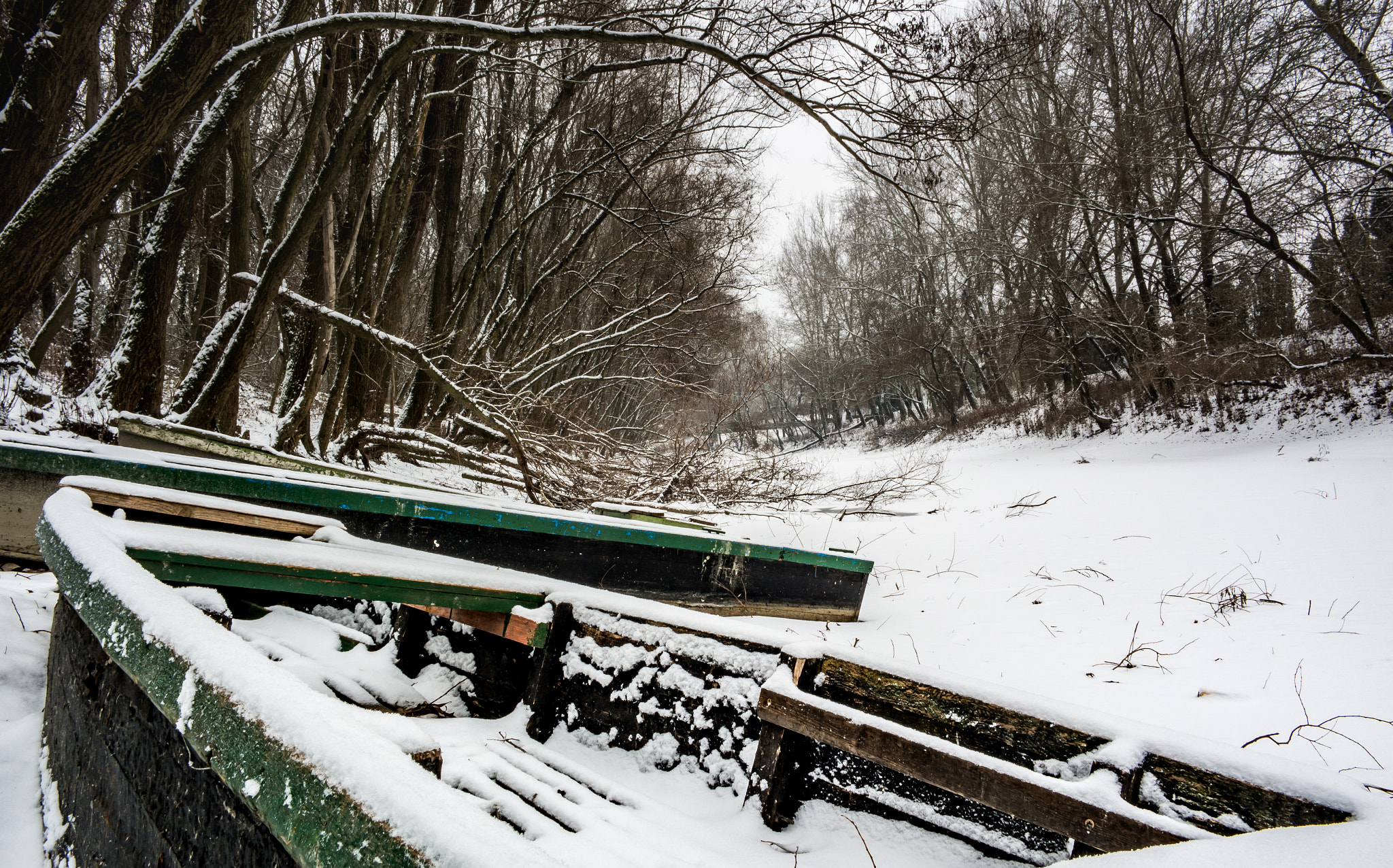 Samsung NX30 + Samsung NX 16mm F2.4 Pancake sample photo. Snowed in photography