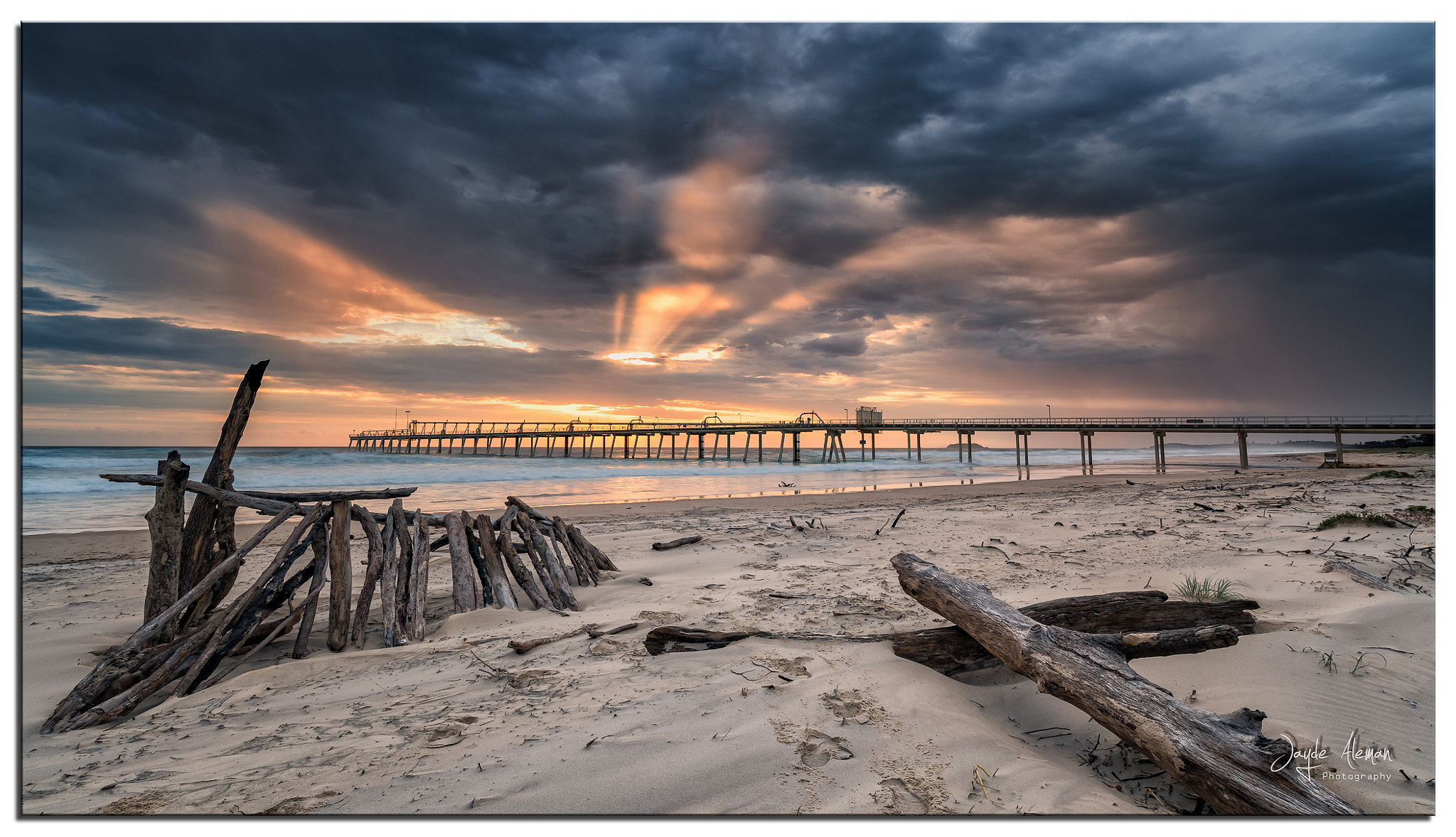 Sony a7R II sample photo. Fingal jetty photography