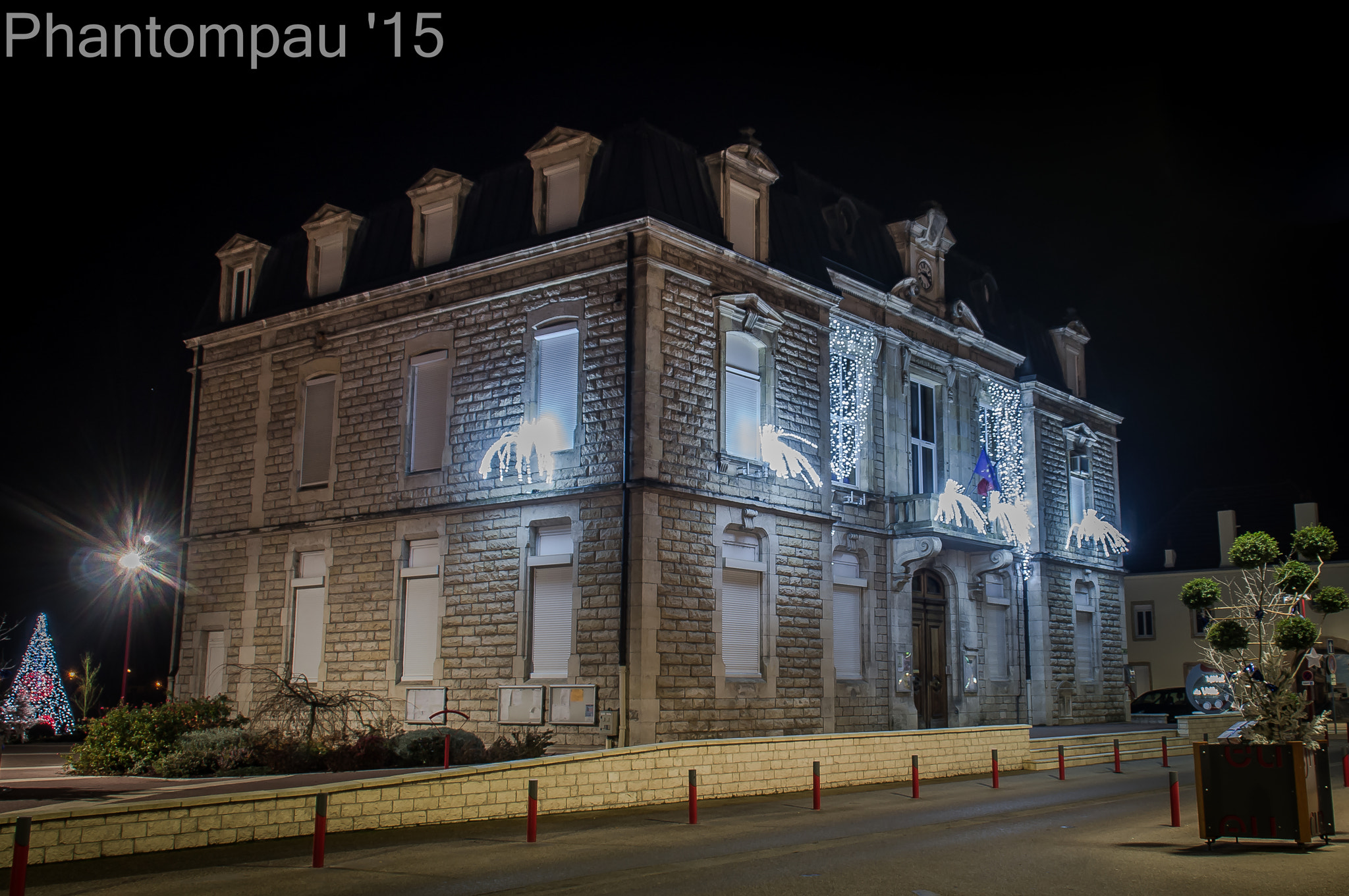 Sony SLT-A55 (SLT-A55V) + Tamron SP 24-70mm F2.8 Di VC USD sample photo. Ayuntamiento nocturno photography