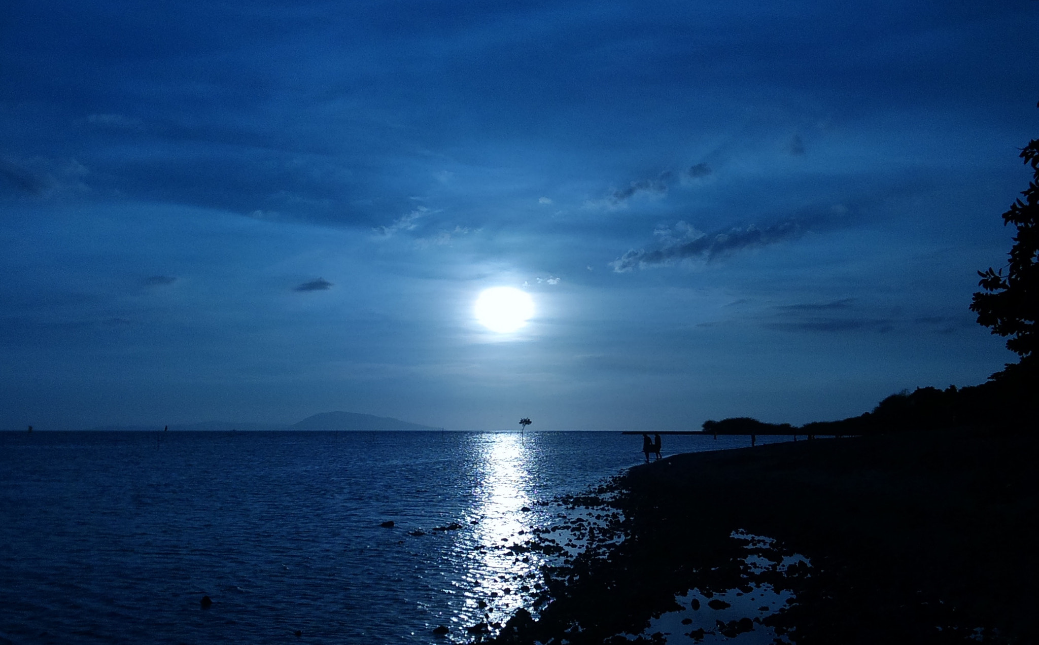Sony Ericsson C901 sample photo. Once in a blue moon  photography