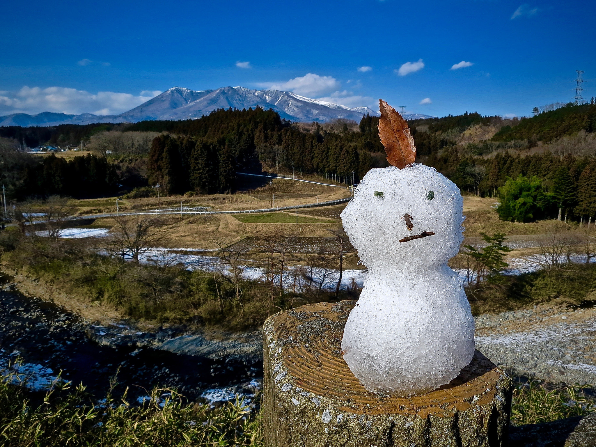 Canon PowerShot S200 sample photo. Lovely snowman at nasu (japan) photography