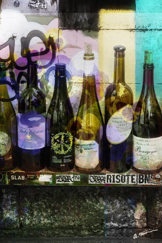 Canon EOS M3 + Canon EF 50mm F1.8 II sample photo. Bottles photography