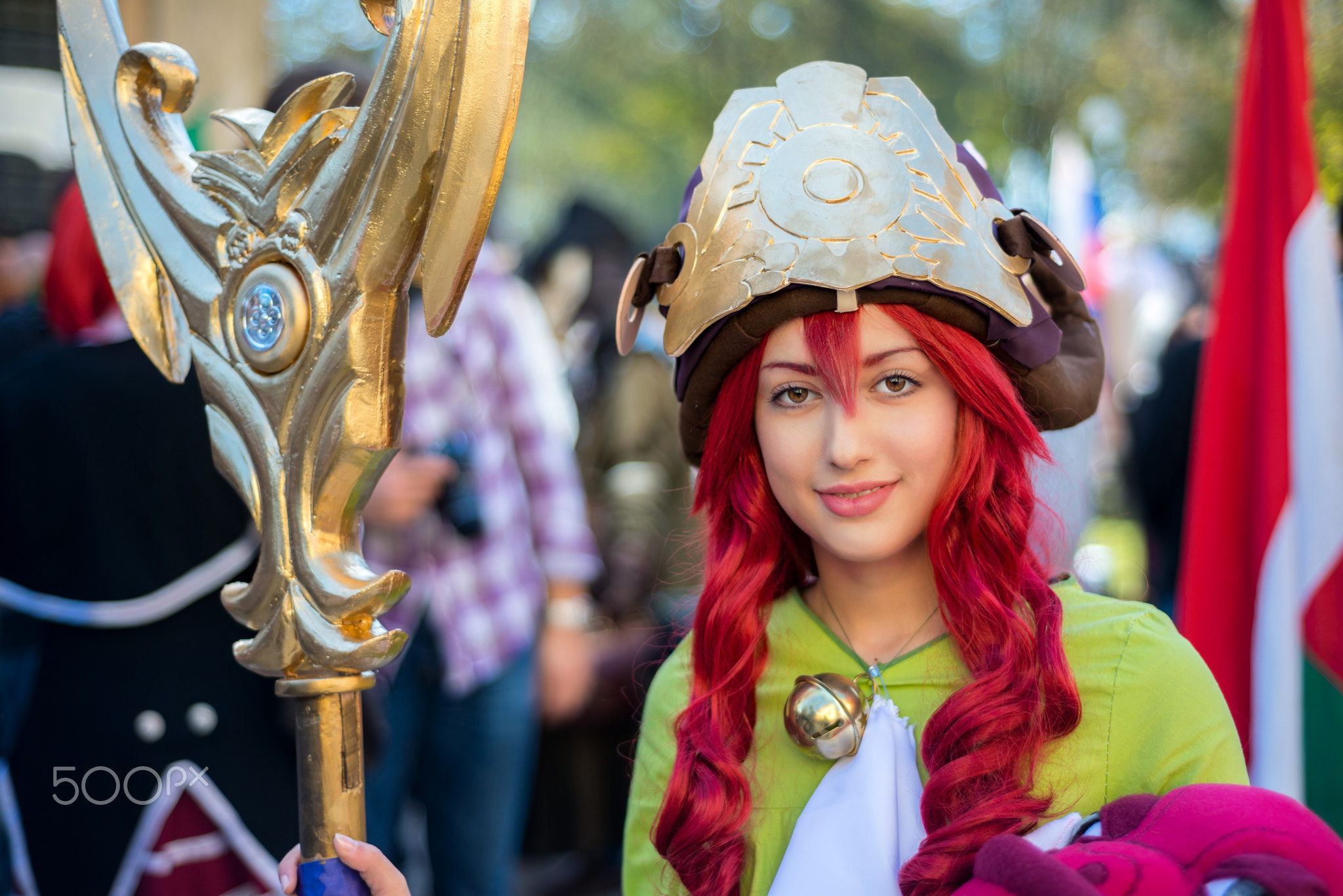 LUCCA, ITALY - NOV 1: Cosplay poses for camera during Lucca Comi