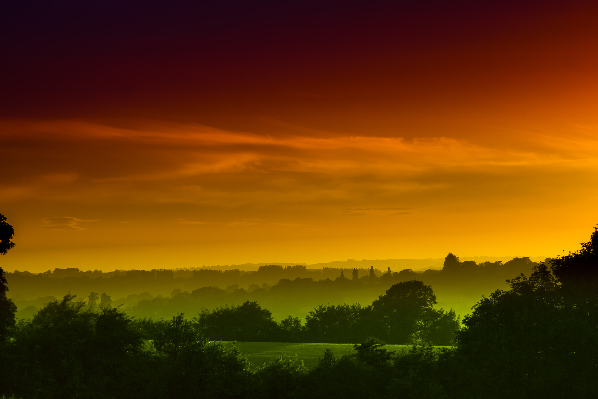 Canon EF 28-135mm F3.5-5.6 IS USM sample photo. Sunset feelings, south london photography