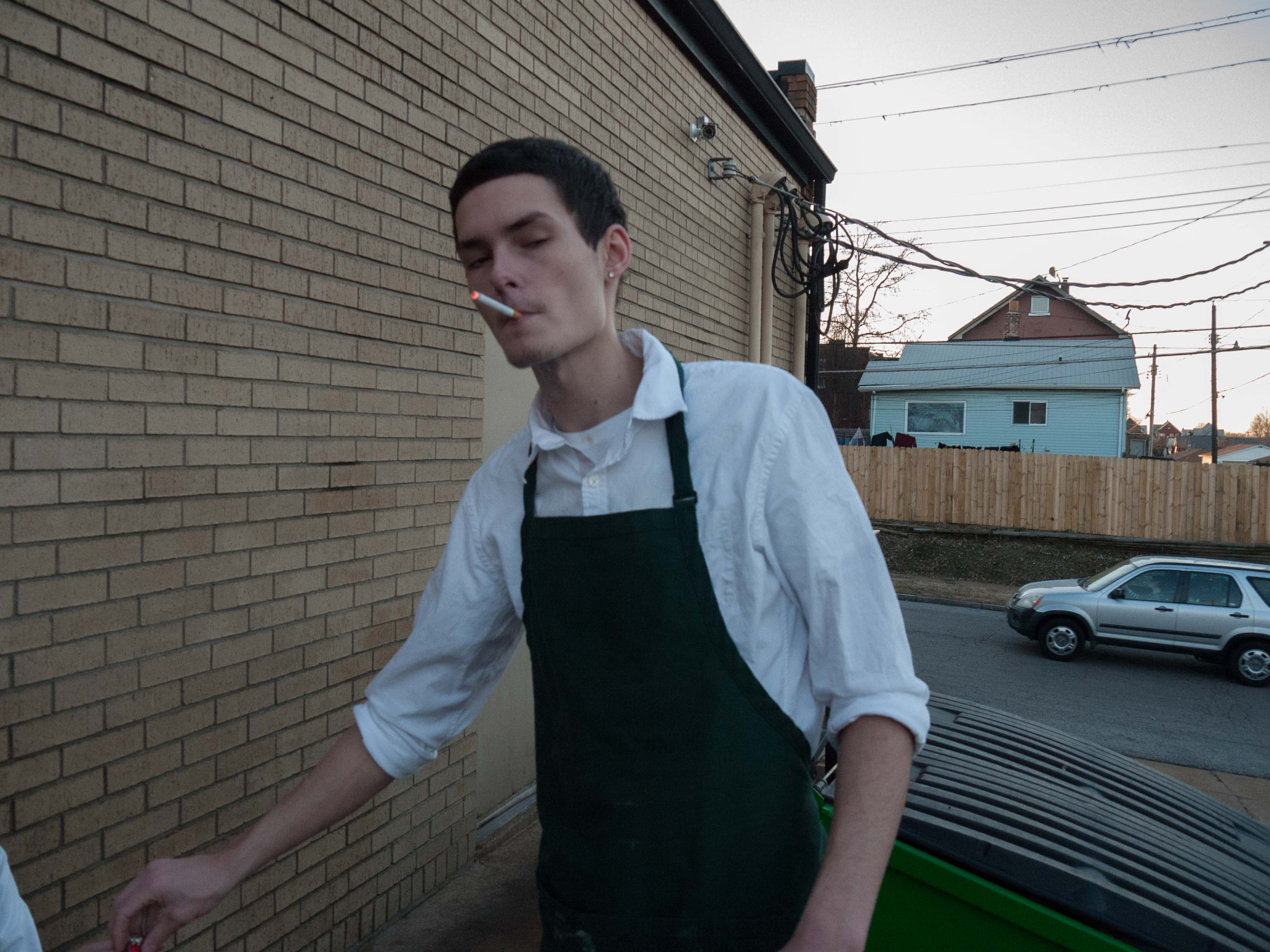 Panasonic Lumix DMC-GF1 sample photo. Smoke break photography