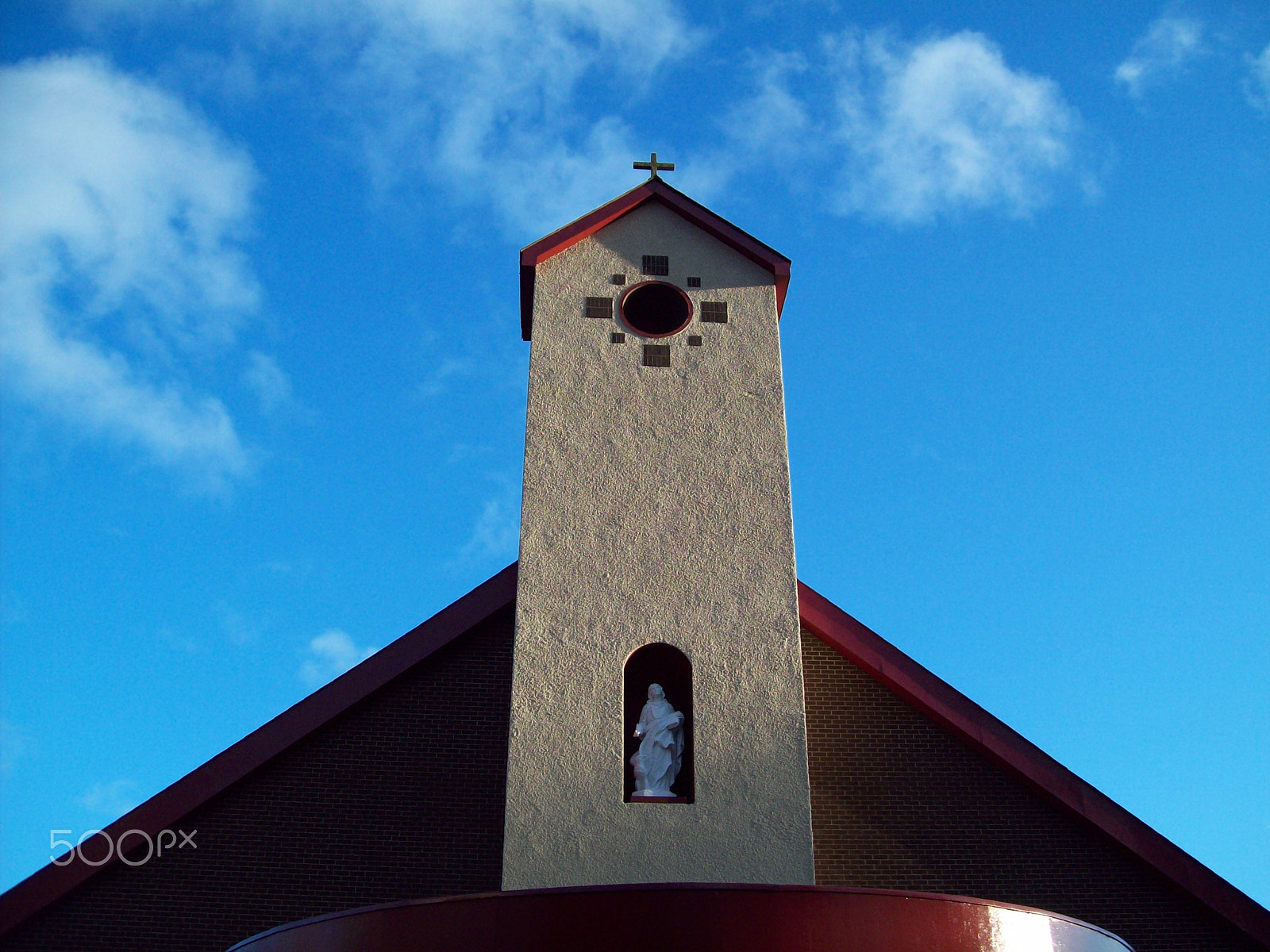 Kodak EASYSHARE C813 ZOOM DIGITAL CAMERA sample photo. Blue sky chapel photography