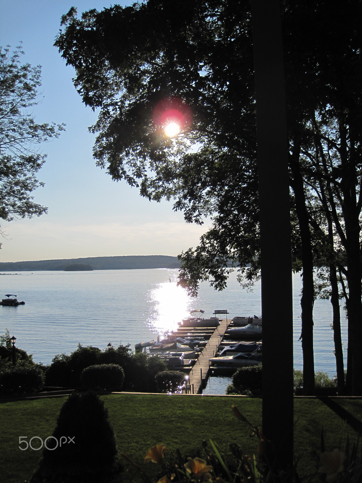Canon PowerShot SD970 IS (Digital IXUS 990 IS / IXY Digital 830 IS) sample photo. July early evening on the lake photography