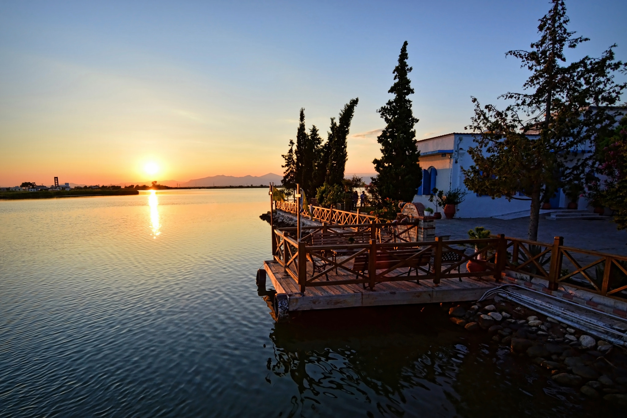 Sigma 8mm F3.5 EX DG Circular Fisheye sample photo. Lake vistonida photography