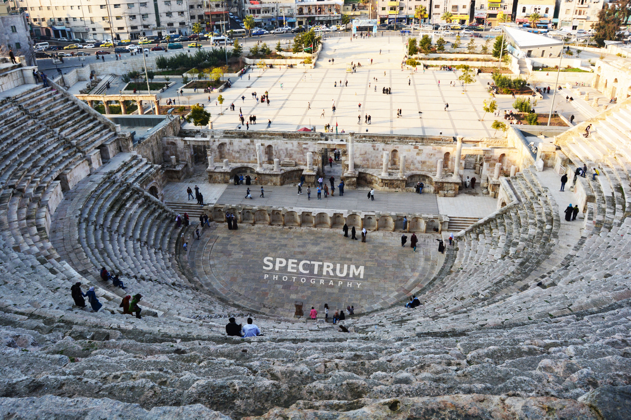 Nikon D5200 + AF Nikkor 20mm f/2.8 sample photo. Romanian theater / amman - jordan photography