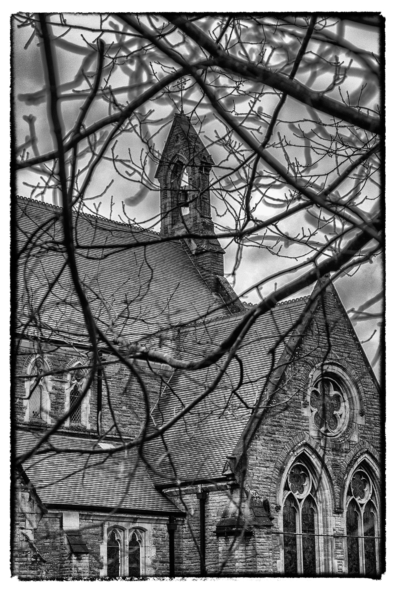 Nikon D200 + Sigma 50mm F2.8 EX DG Macro sample photo. The church photography