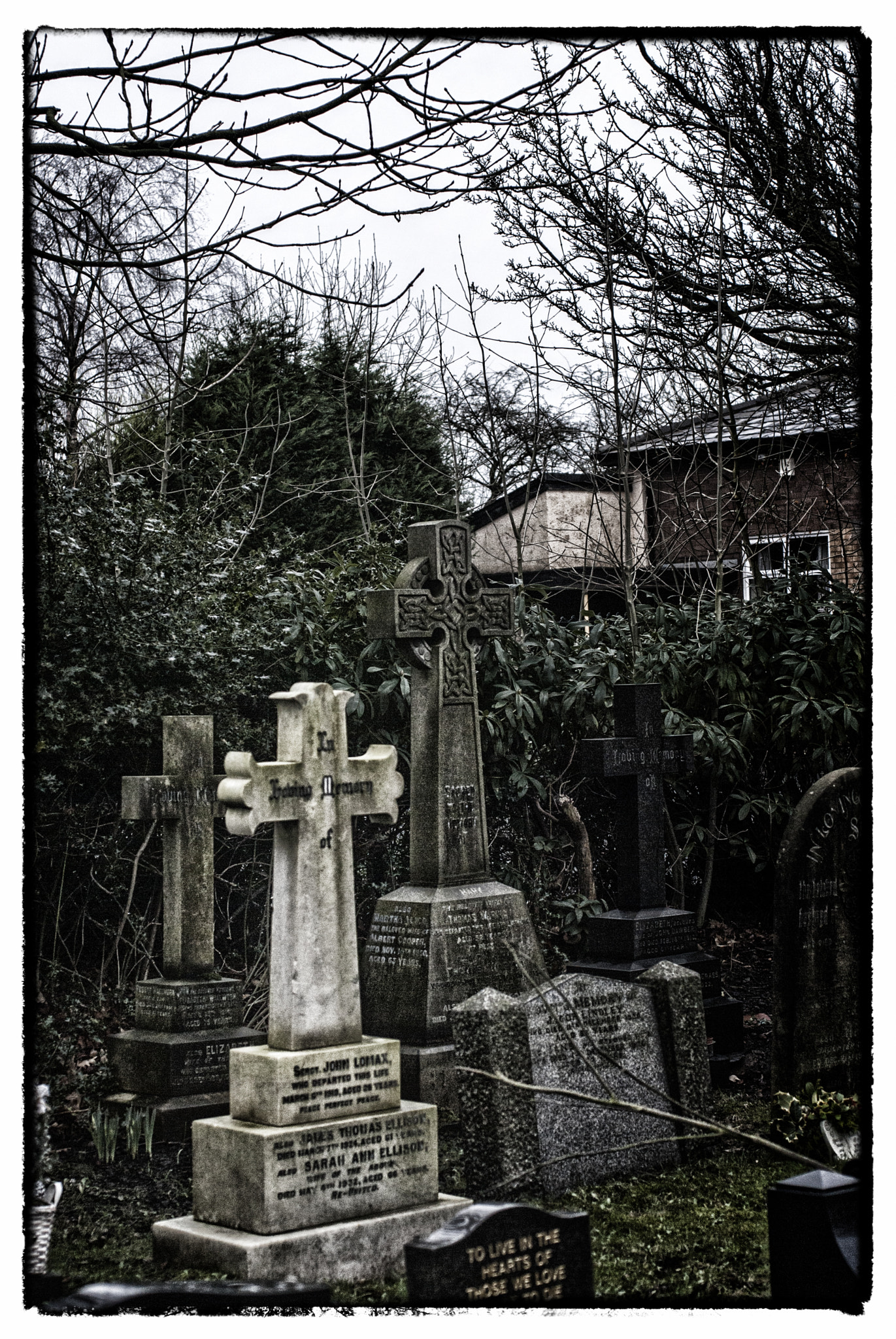 Nikon D200 + Sigma 50mm F2.8 EX DG Macro sample photo. The church yard 2 photography