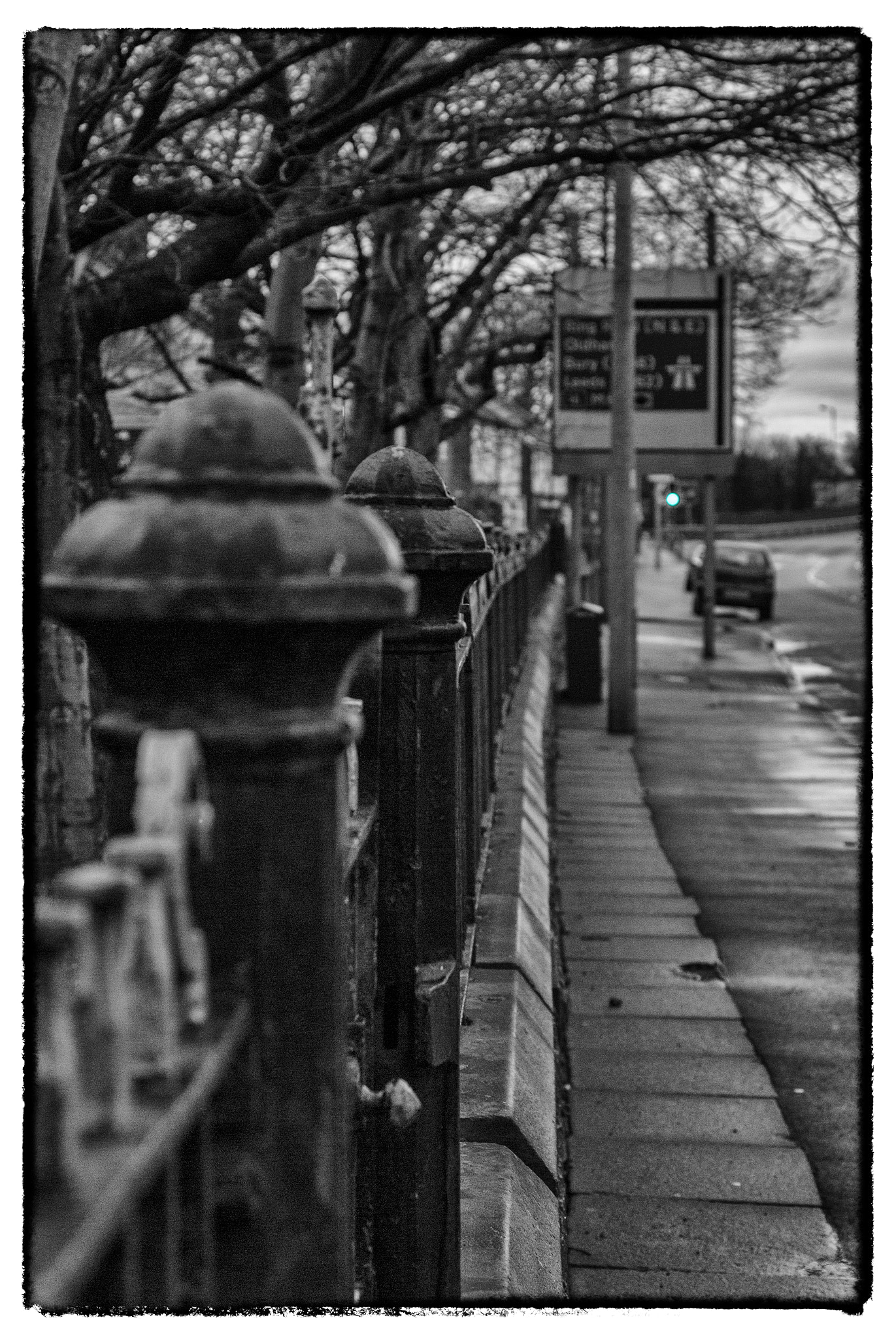 Nikon D200 + Sigma 50mm F2.8 EX DG Macro sample photo. The church fence 2 photography