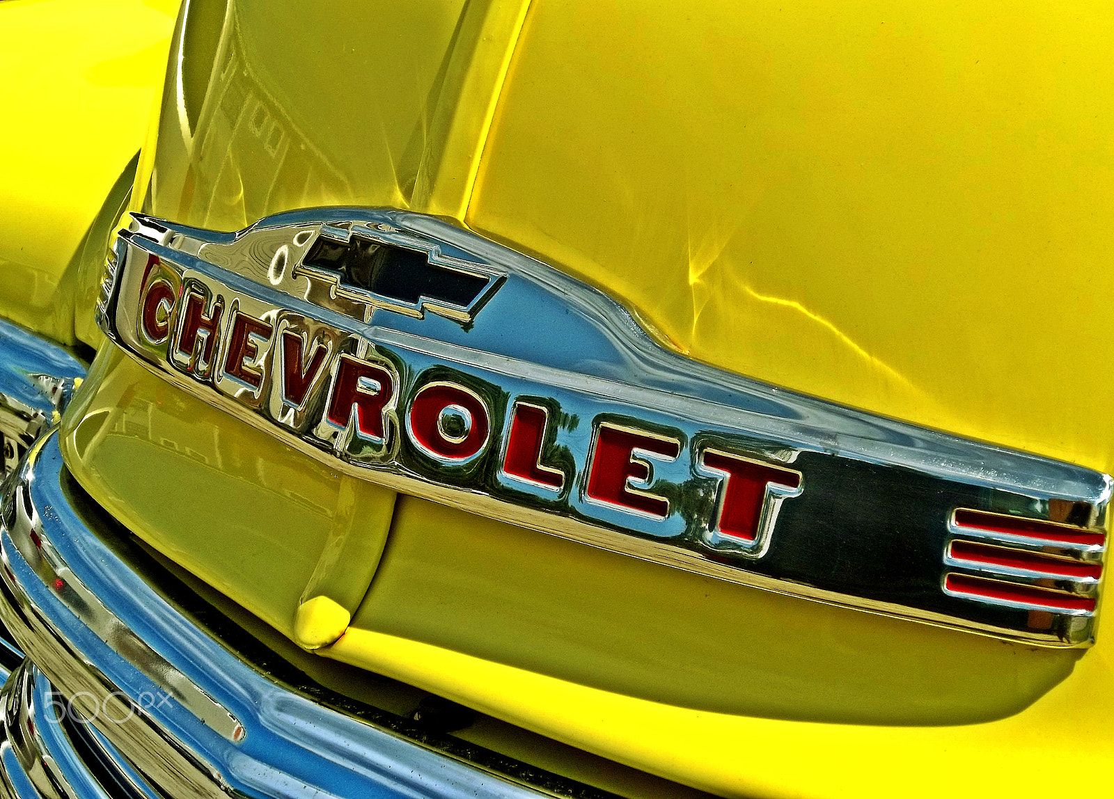 Kodak EASYSHARE M575 DIGITAL CAMERA sample photo. 1952 chevy 3100 pickup hood emblem photography