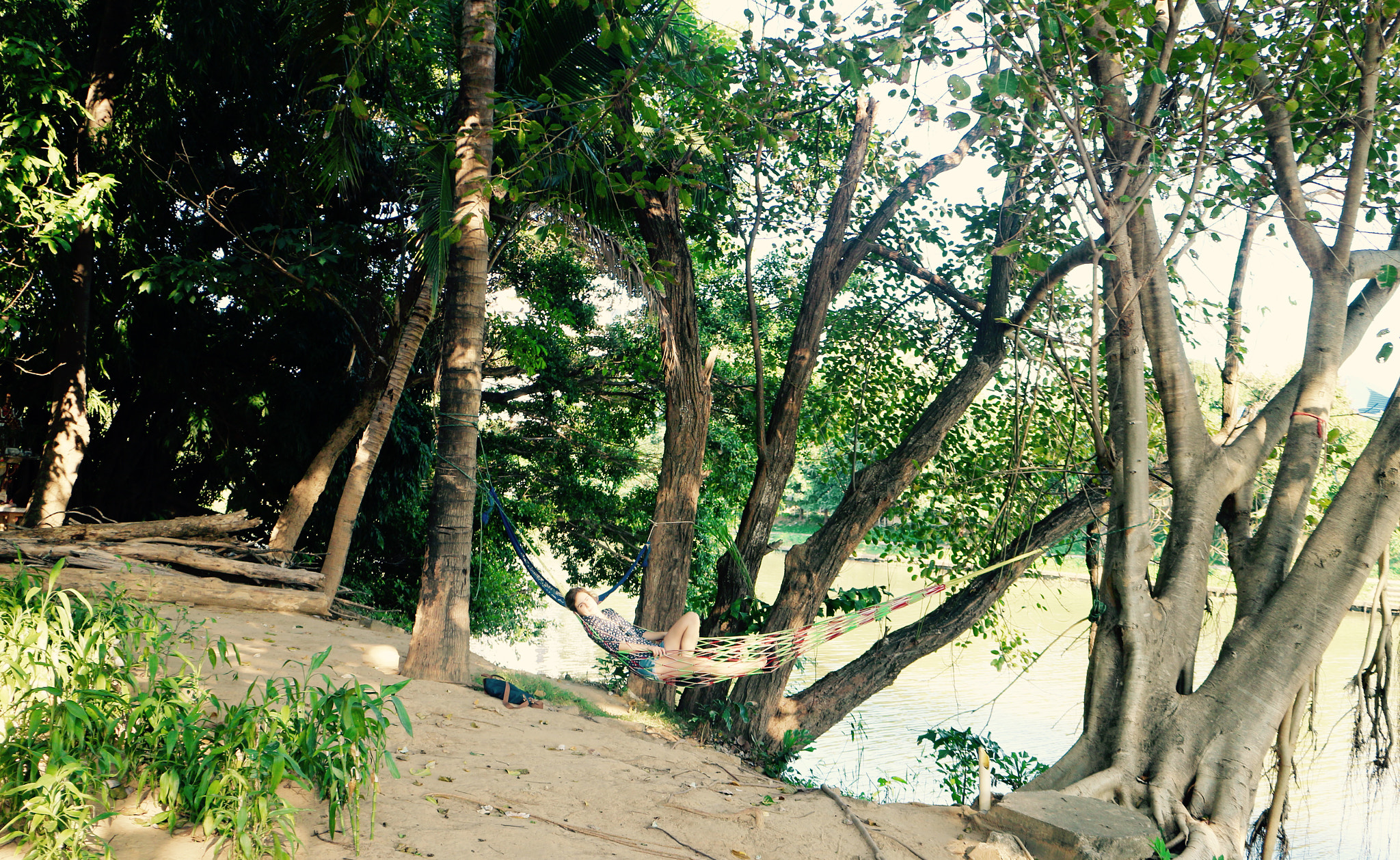Canon EF-M 18-55mm F3.5-5.6 IS STM sample photo. Chiang mai river, thailand photography