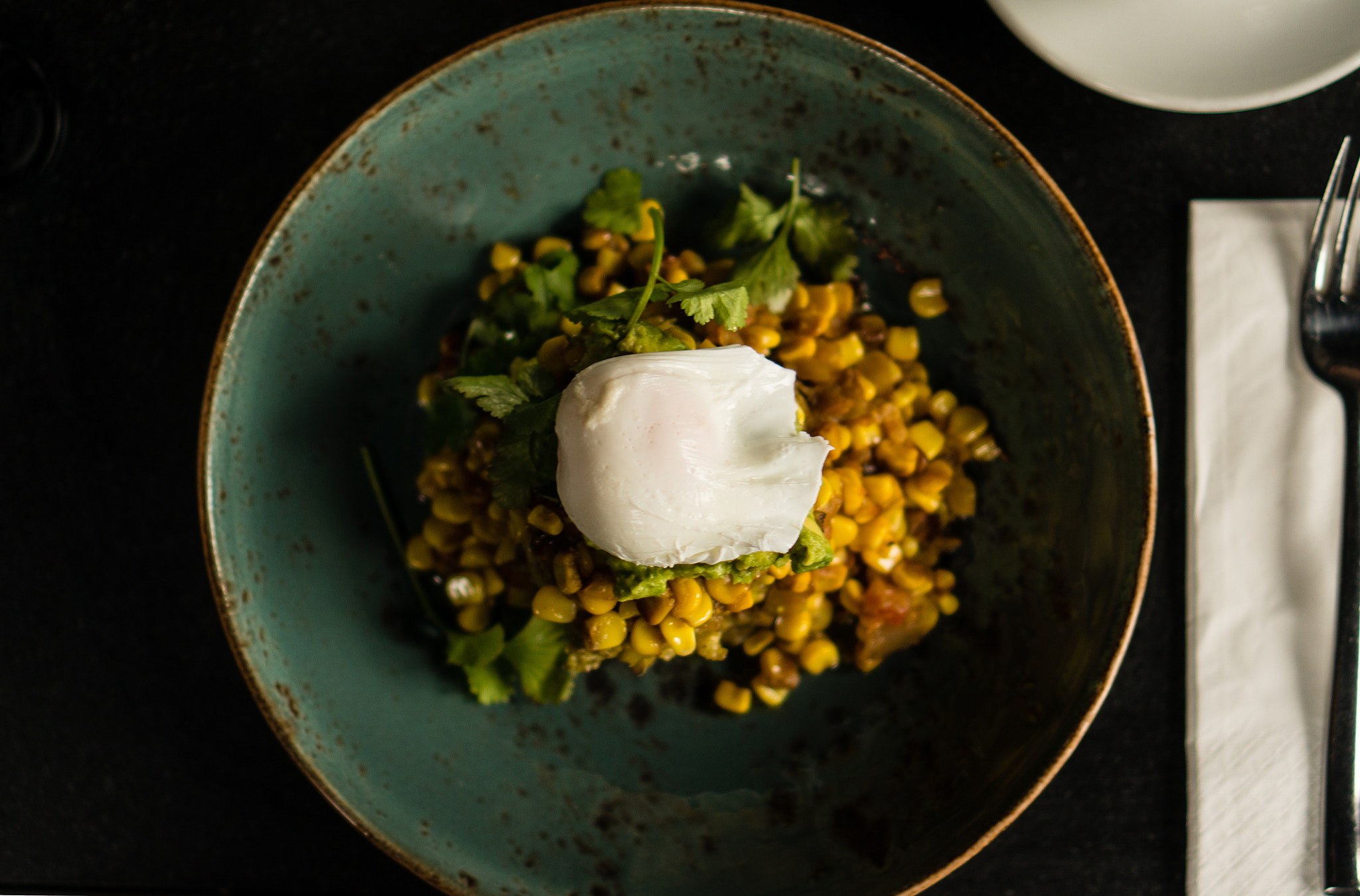 Sony Alpha NEX-5R + Sony E 35mm F1.8 OSS sample photo. Zucchini, artichoke, almond & chia fritters w corn photography