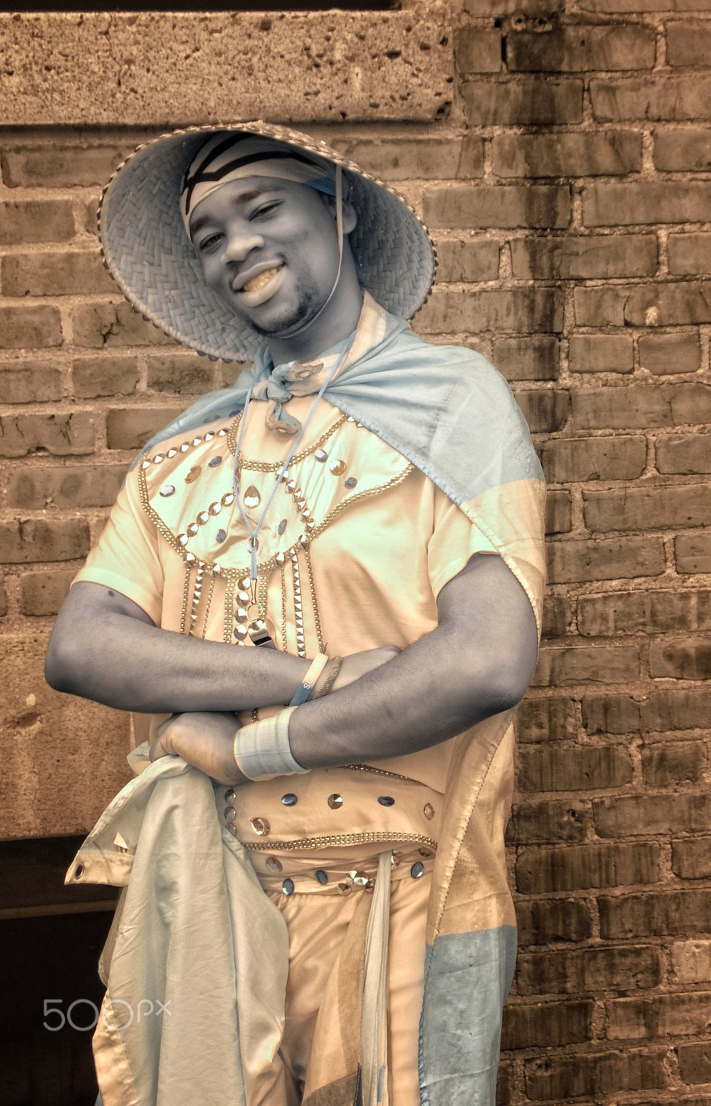 Nikon D70s sample photo. Carnival man i, ir photography