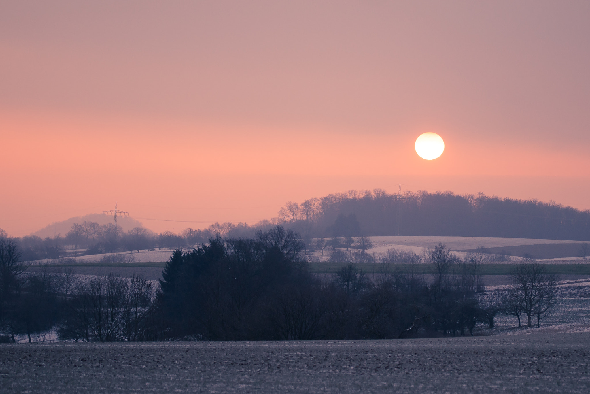 105mm F2.8 sample photo. Silent sunset photography