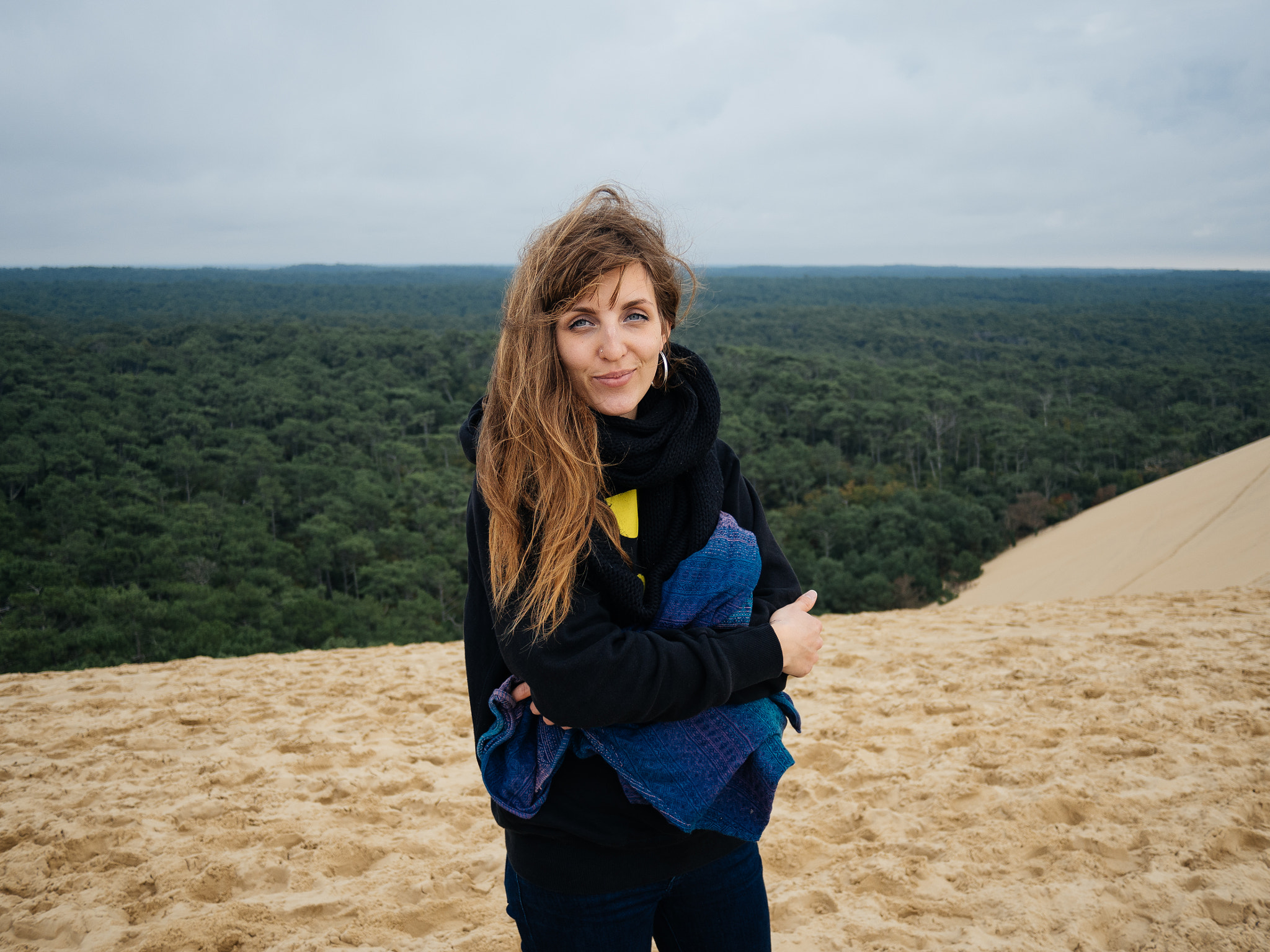 Olympus OM-D E-M5 II + Panasonic Lumix G 14mm F2.5 ASPH sample photo. My wife in france photography