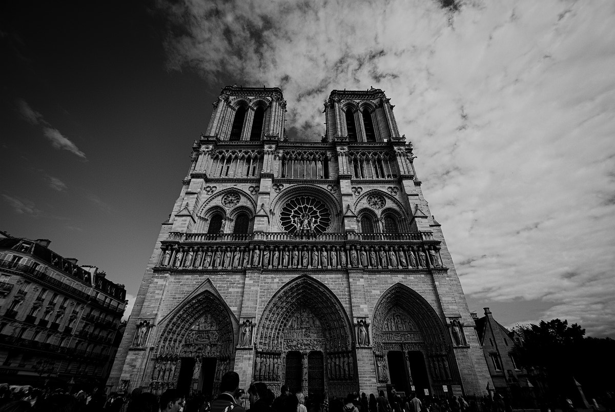 Nikon D40X sample photo. Cathédrale notre-dame de paris photography
