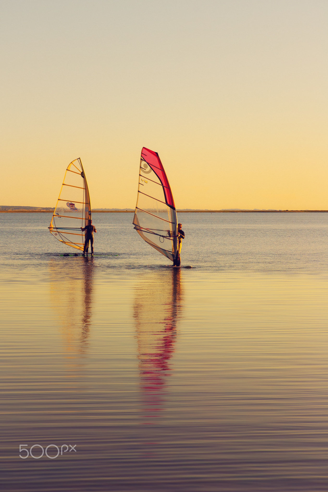 Sunset Surfing