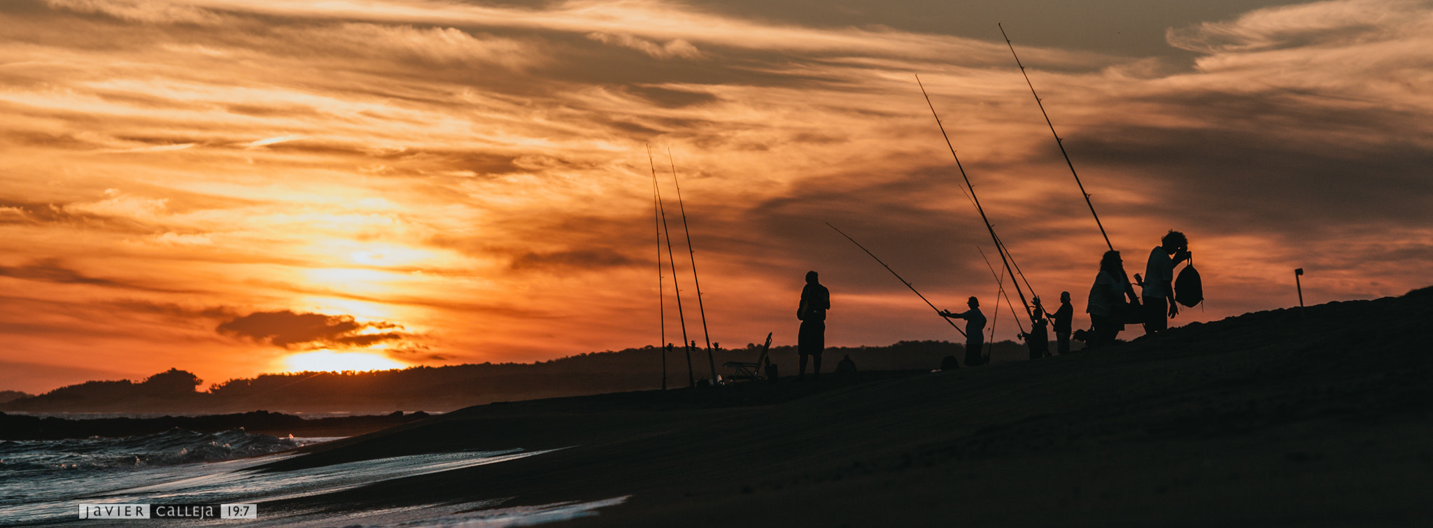 Sigma 70-200mm F2.8 EX DG OS HSM sample photo. Fishermen on the shore photography