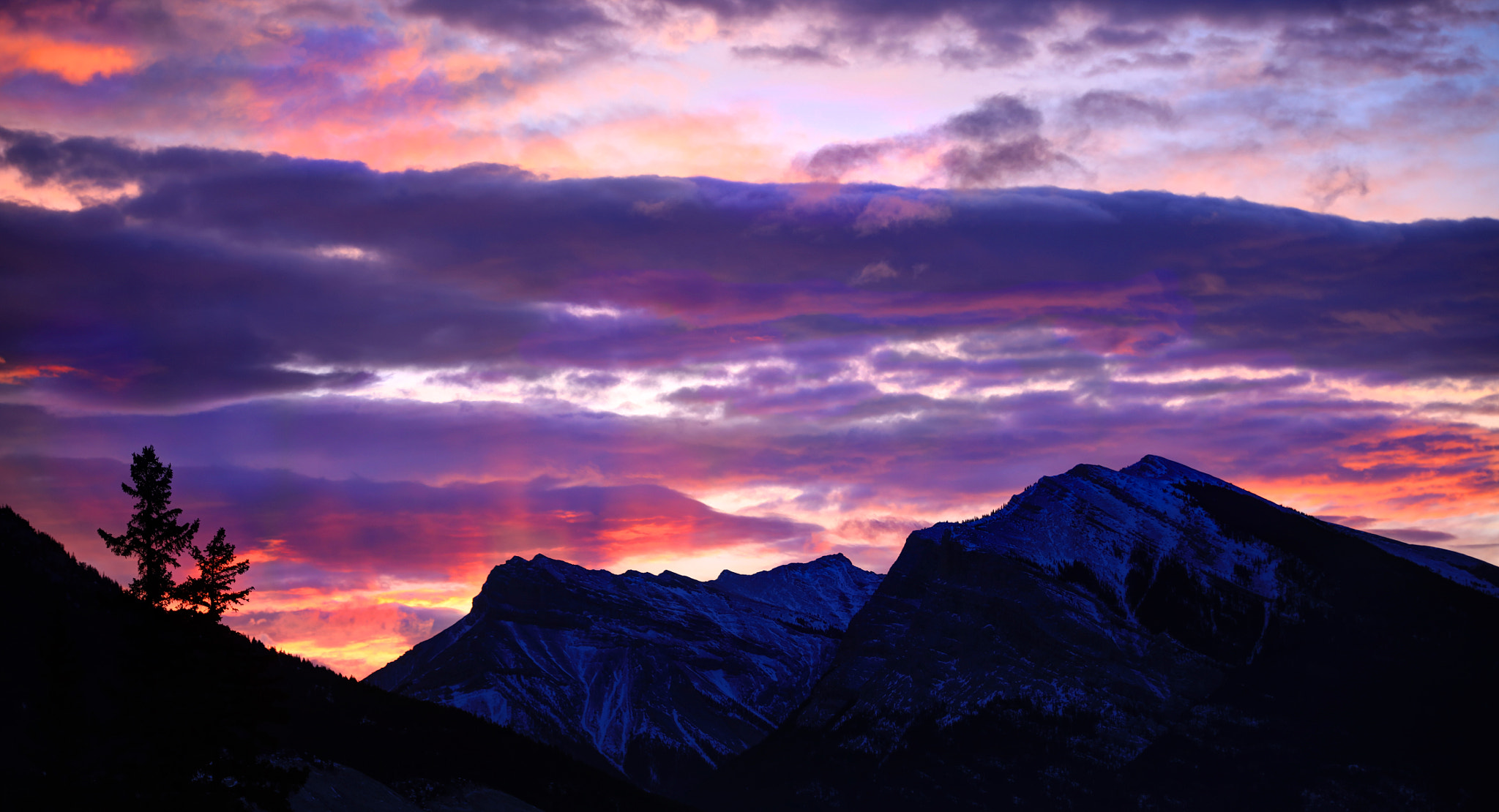 Canon 70-200mm sample photo. Good morning bow valley photography