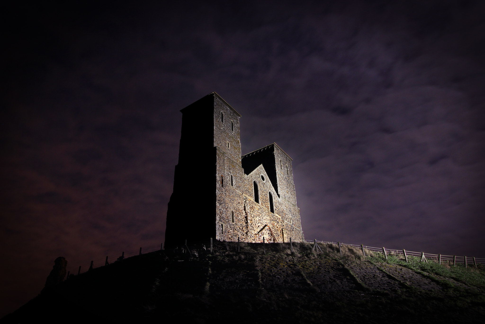 Canon EF-S 10-18mm F4.5–5.6 IS STM sample photo. Reculver towers photography