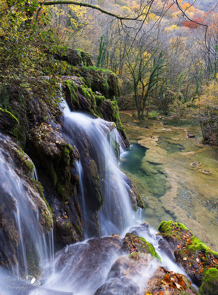 Sony a99 II + Minolta AF 28-70mm F2.8 G sample photo. Autumn waterfall in french jura. photography