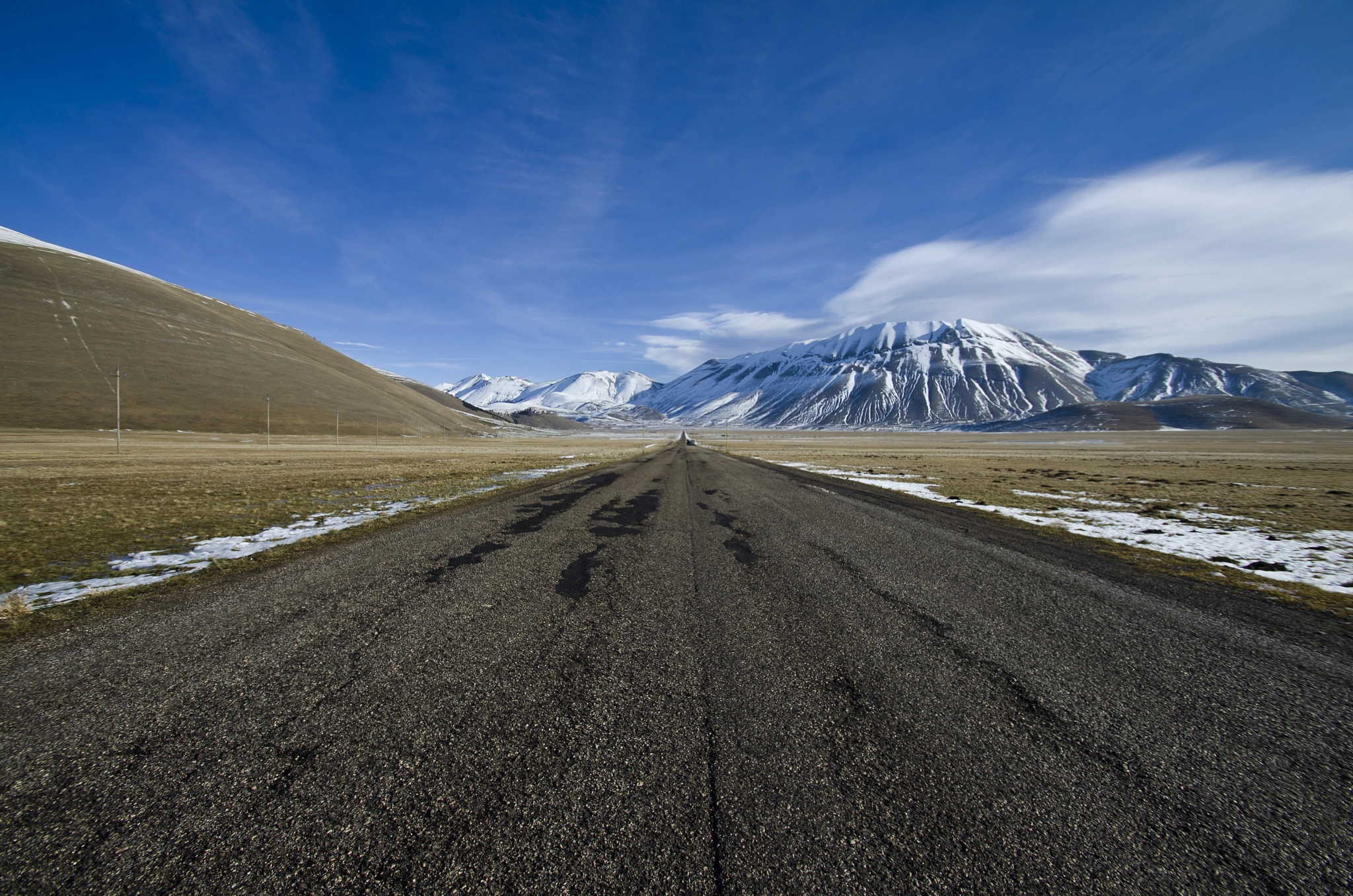 Pentax K-5 II sample photo. Mountain road photography