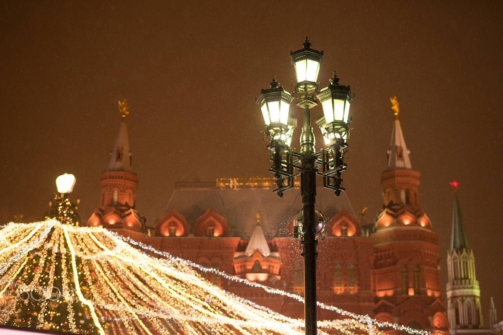 Sony Planar T* 50mm F1.4 ZA SSM sample photo. Москва новогодняя photography