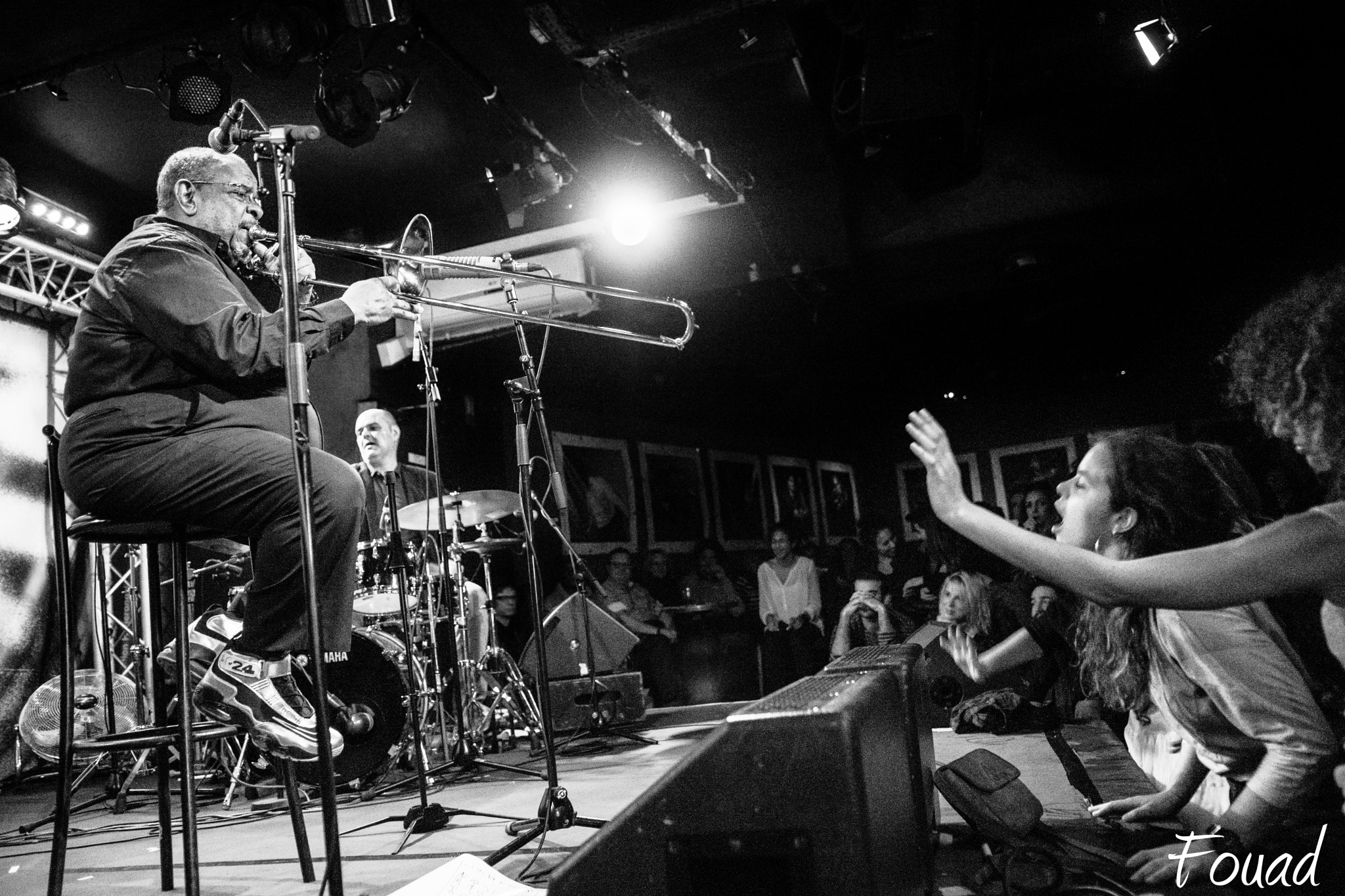 Sony SLT-A77 + Sigma 18-35mm F1.8 DC HSM Art sample photo. Fred wesley live in paris, 2016 photography