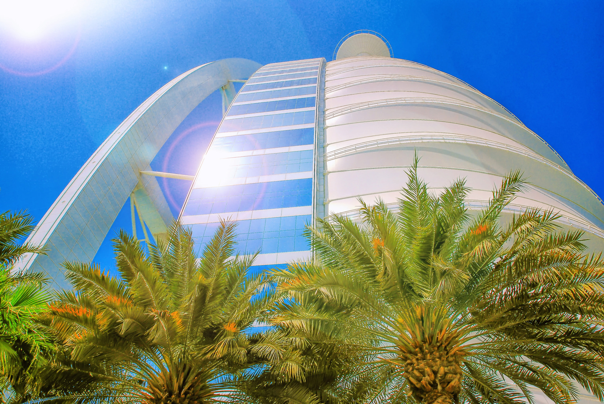 Nikon D60 sample photo. Dubai , burj al-arab photography
