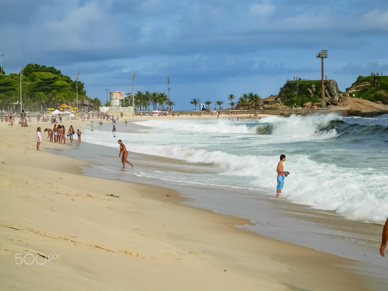 Nikon COOLPIX P3 sample photo. Brazilian famous ipanema beach in beautiful  tropical rio de janeiro  photography