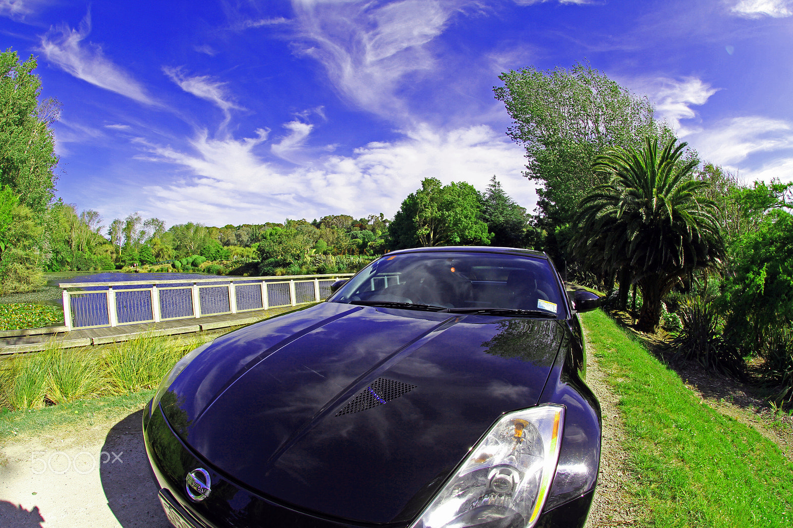 Canon EF 8-15mm F4L Fisheye USM sample photo. Nissan 350z photography