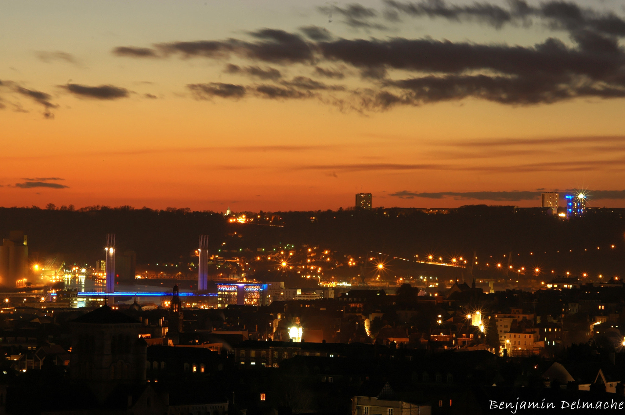 Nikon D70 + AF Micro-Nikkor 105mm f/2.8 sample photo. Sunset photography