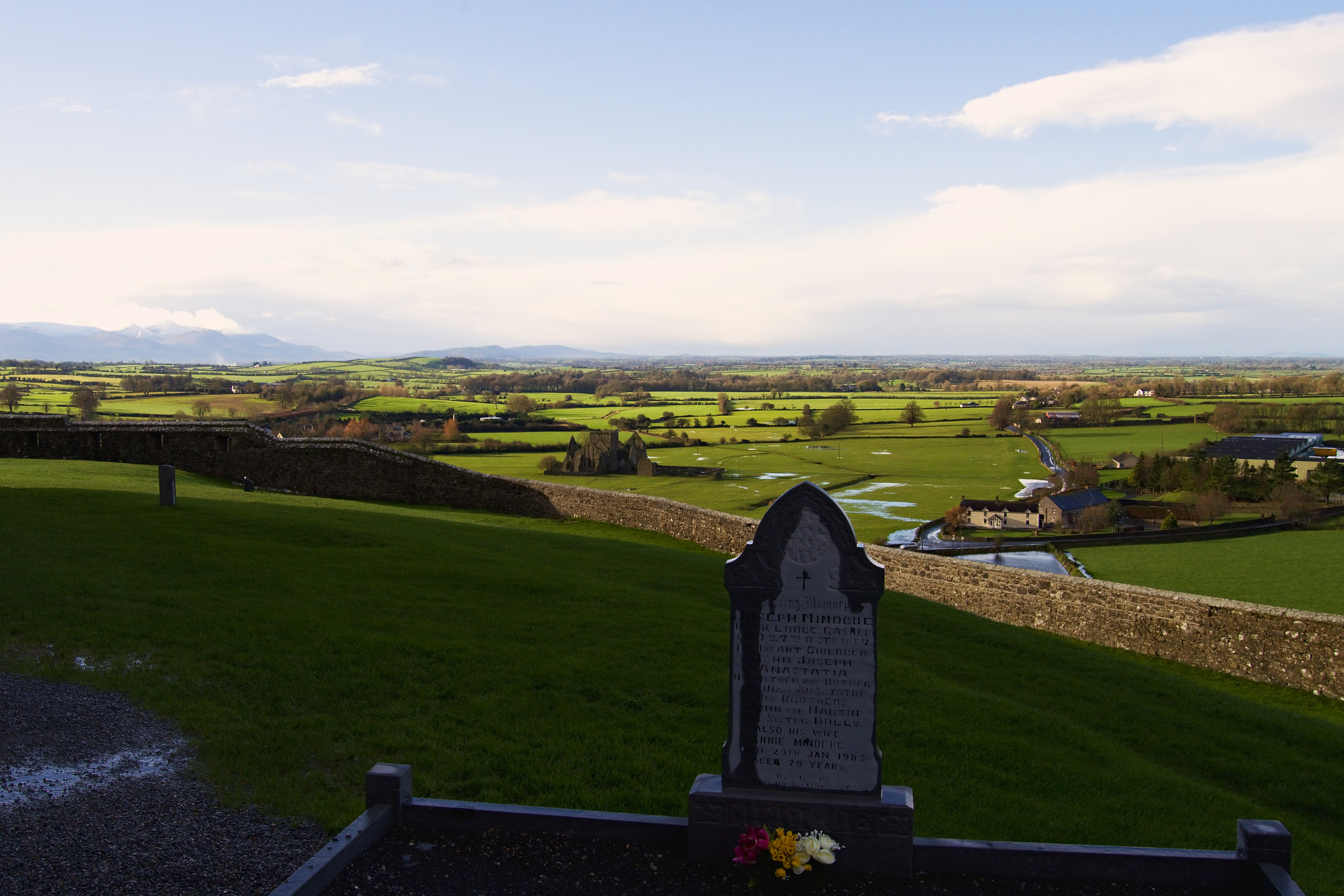 Nikon D3200 + 18.00 - 55.00 mm f/3.5 - 5.6 sample photo. View from rock of cashel photography