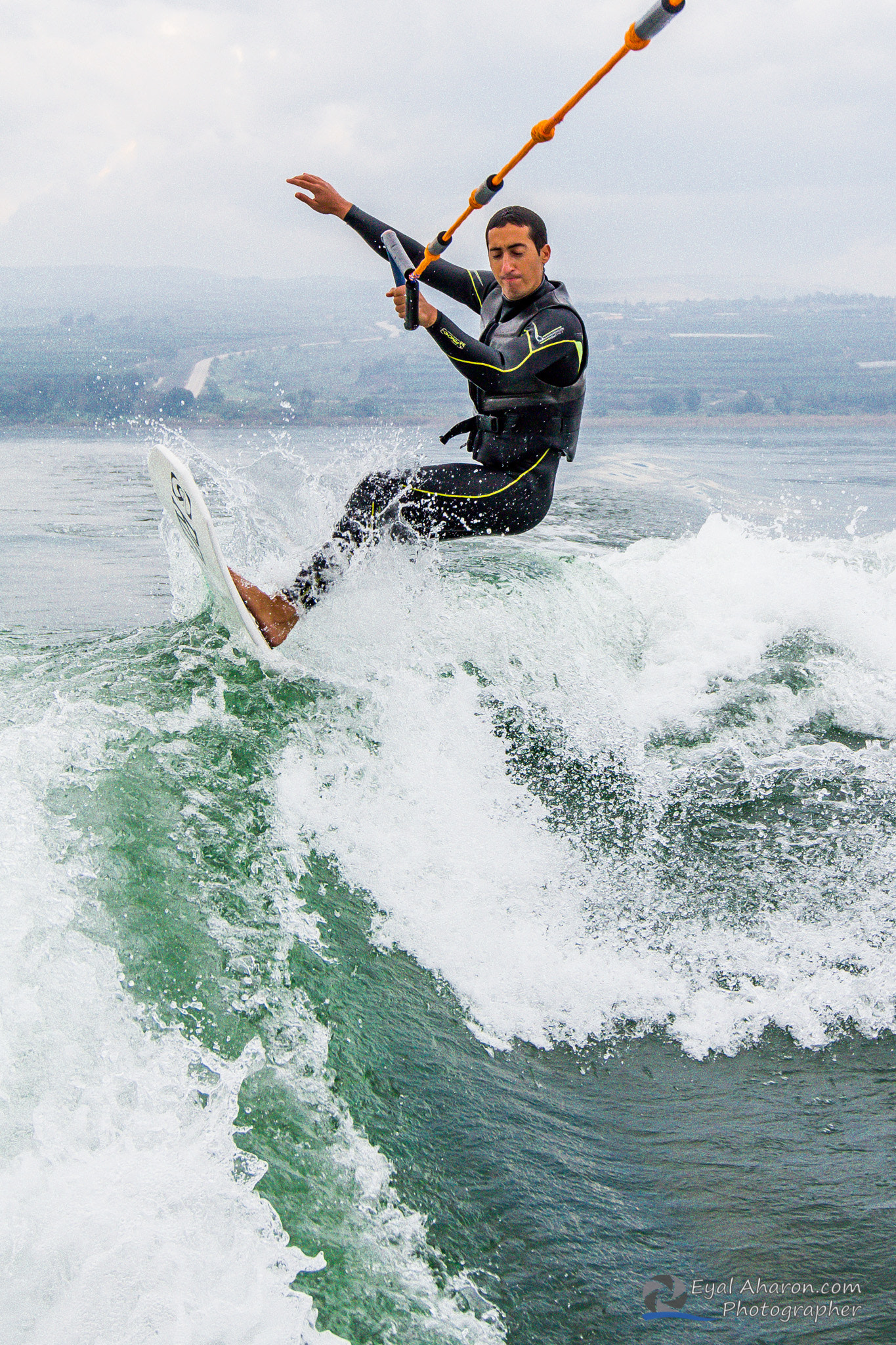 Canon EF 16-35mm F2.8L II USM sample photo. Ea il wakesurf kineret dec december photography