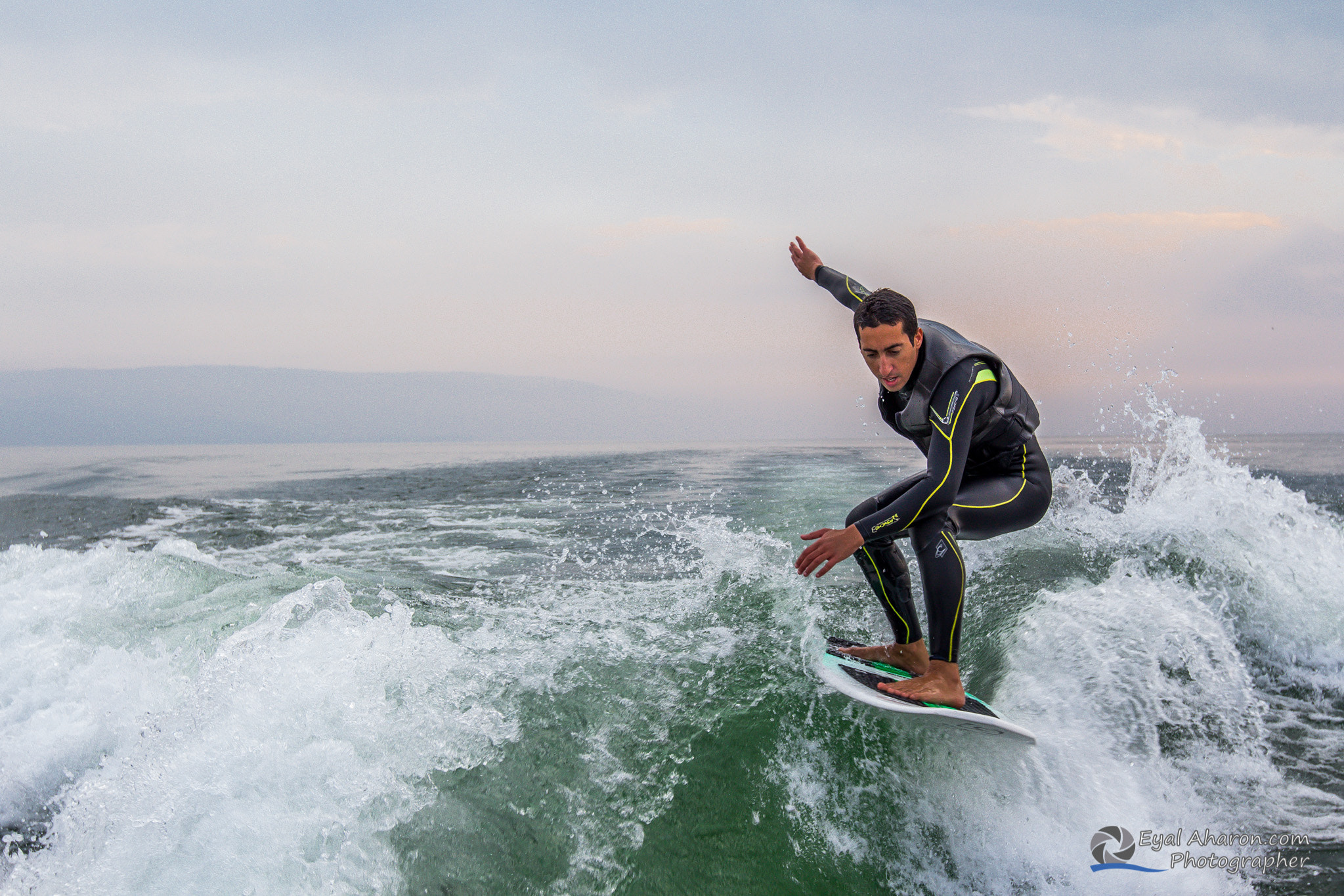 Canon EF 16-35mm F2.8L II USM sample photo. Ea il wakesurf kineret dec december photography