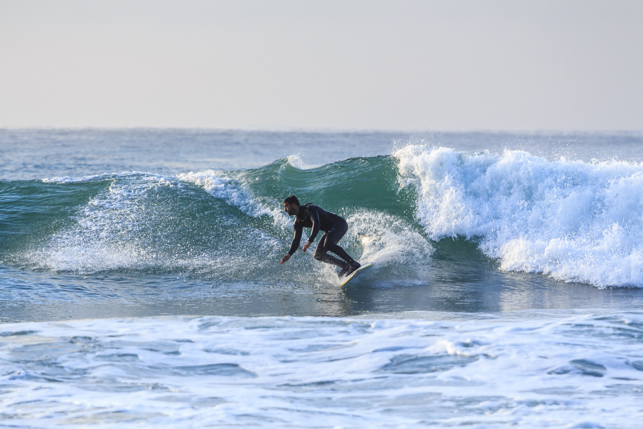 Canon EOS 650D (EOS Rebel T4i / EOS Kiss X6i) + Canon EF 70-200mm F2.8L USM sample photo. Surf session leo carrillo jan photography