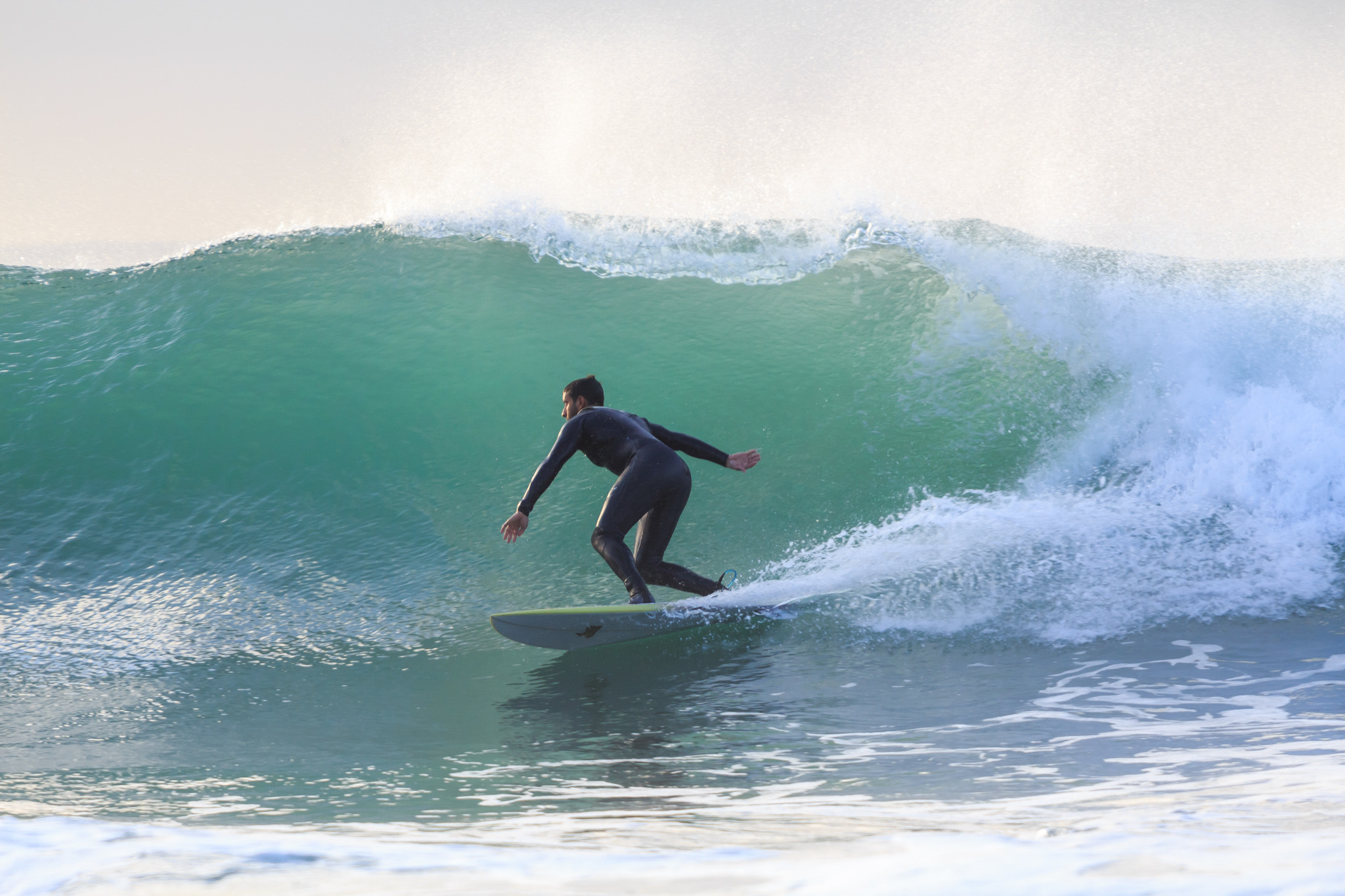 Canon EOS 650D (EOS Rebel T4i / EOS Kiss X6i) + Canon EF 70-200mm F2.8L USM sample photo. Surf session leo carrillo jan photography