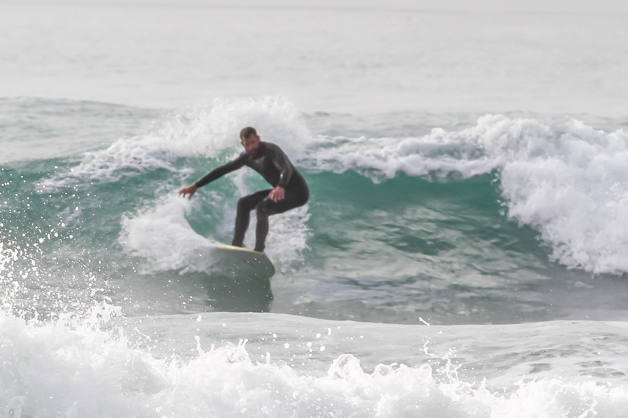 Canon EOS 650D (EOS Rebel T4i / EOS Kiss X6i) + Canon EF 70-200mm F2.8L USM sample photo. Surf session leo carrillo jan photography