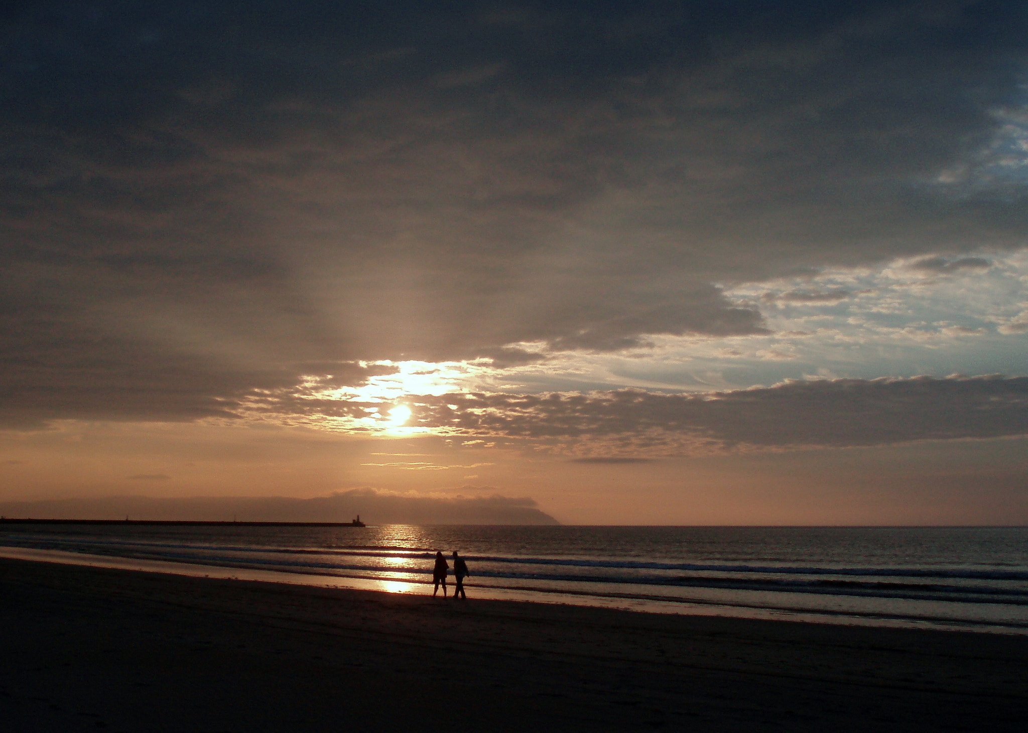 Olympus u700,S700 sample photo. The strand sunset photography