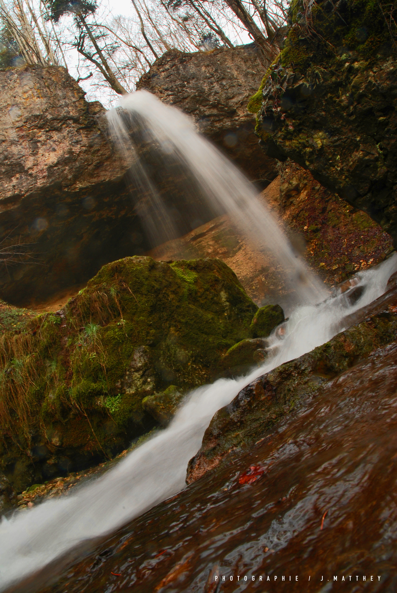 Nikon D60 sample photo. Cascade / la neuveville / suisse photography