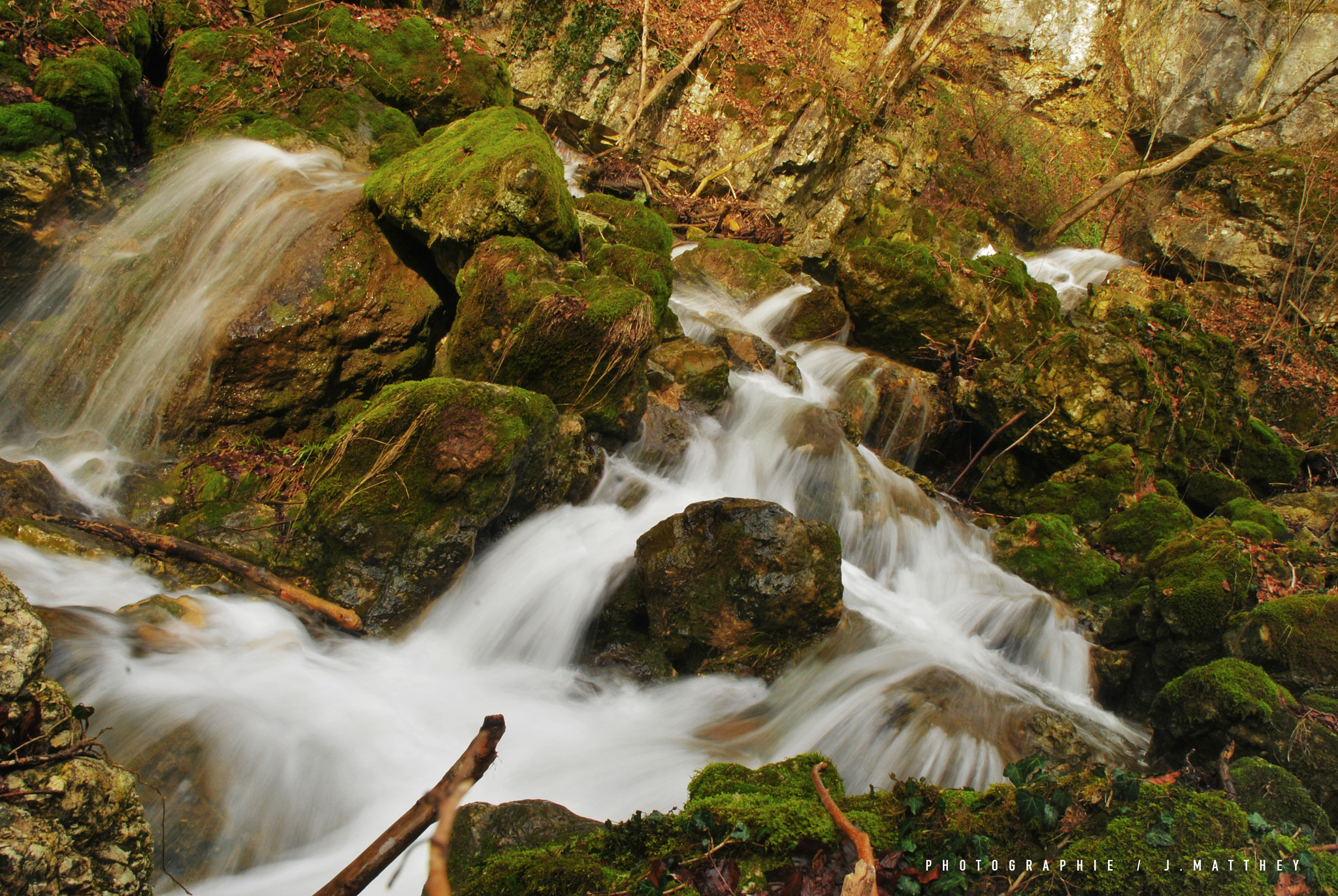 Nikon D60 sample photo. Cascade / la neuveville / suisse photography