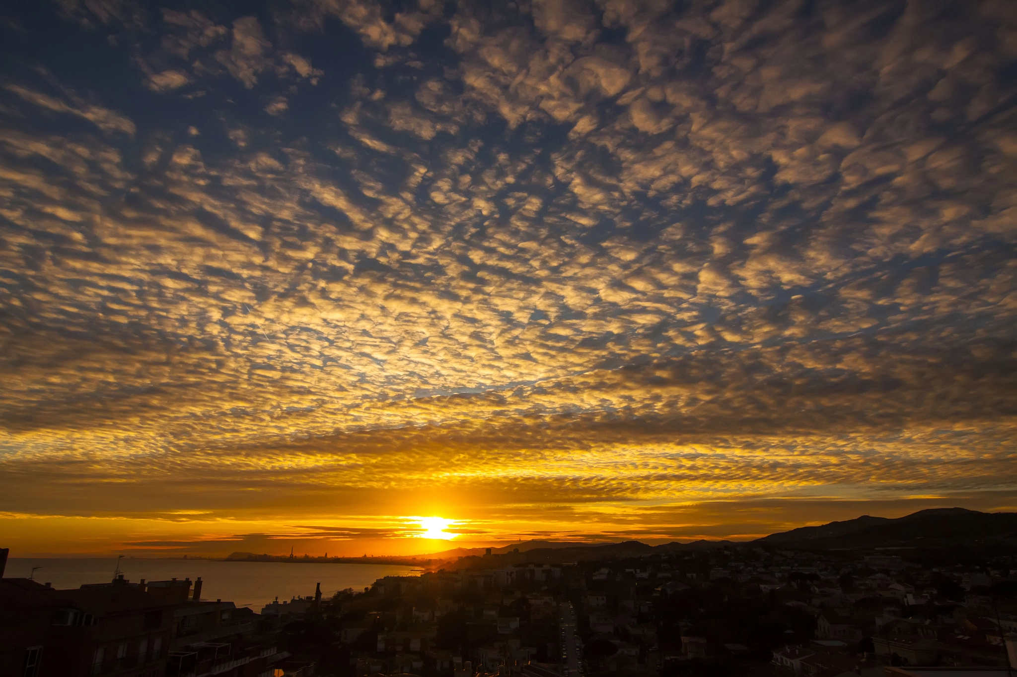 Canon EOS 50D + Tokina AT-X Pro 12-24mm F4 (IF) DX sample photo. Altocumulus floccus photography
