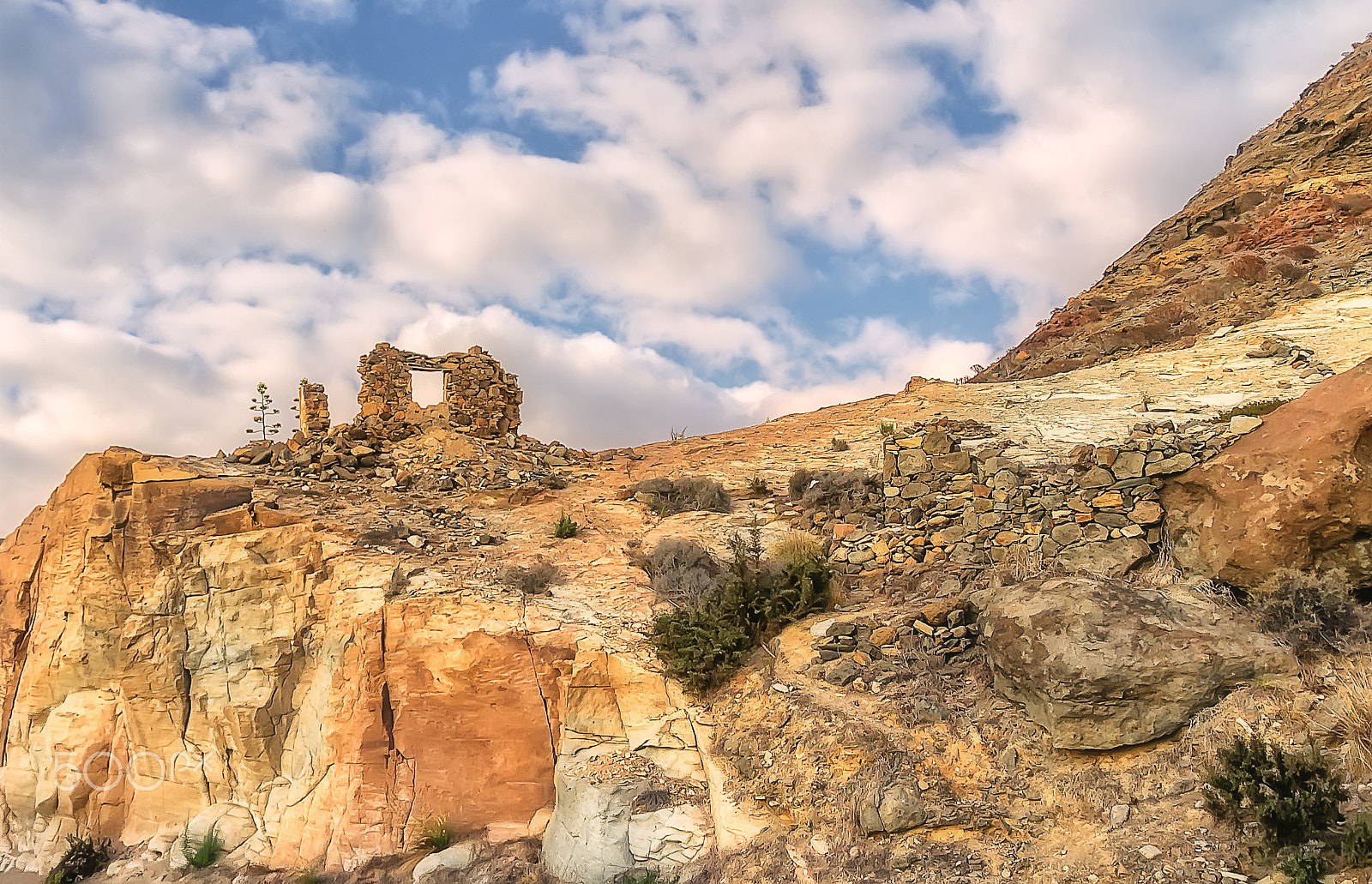 Pentax K-r sample photo. Old ruins. photography