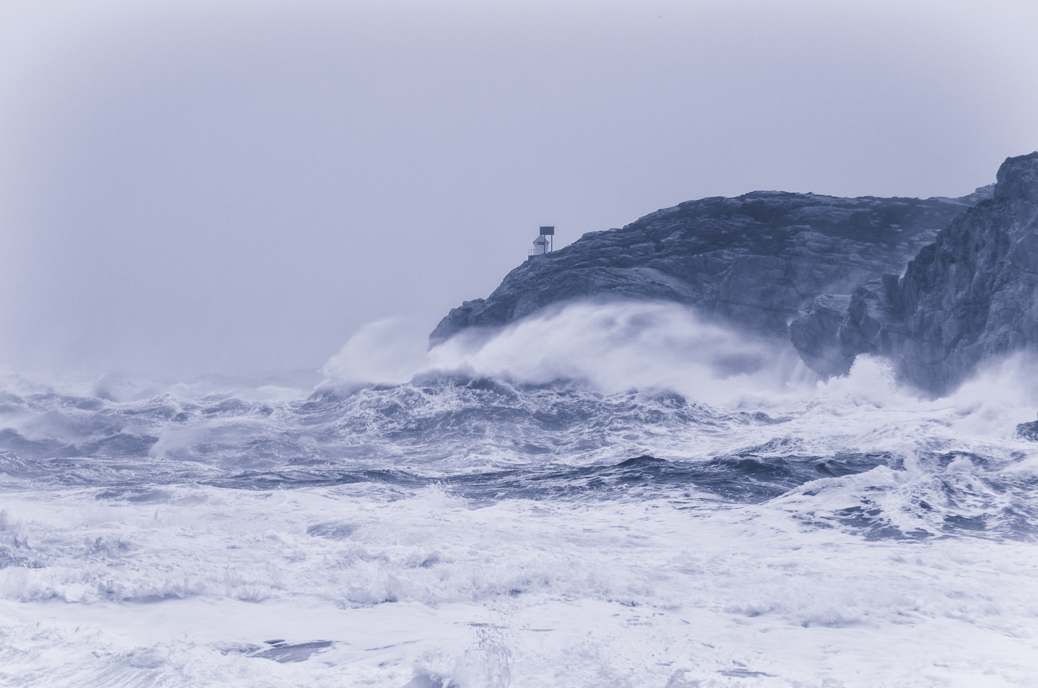 Pentax K-5 II sample photo. North atlantic storm photography